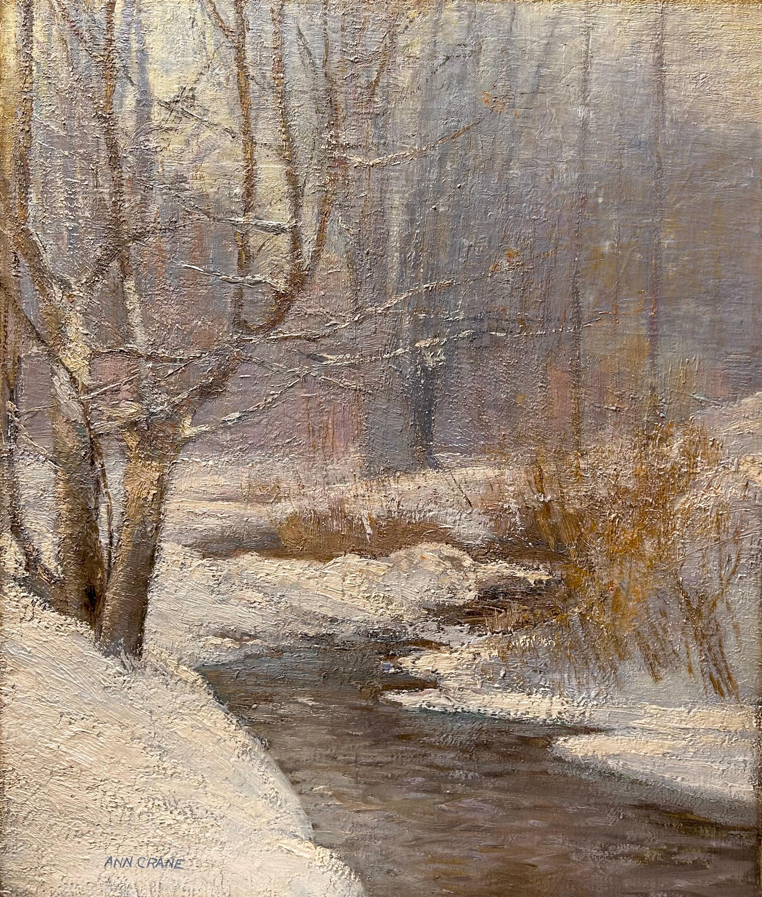 Landscape Painting di Ann Crane - A. Winter Landscape