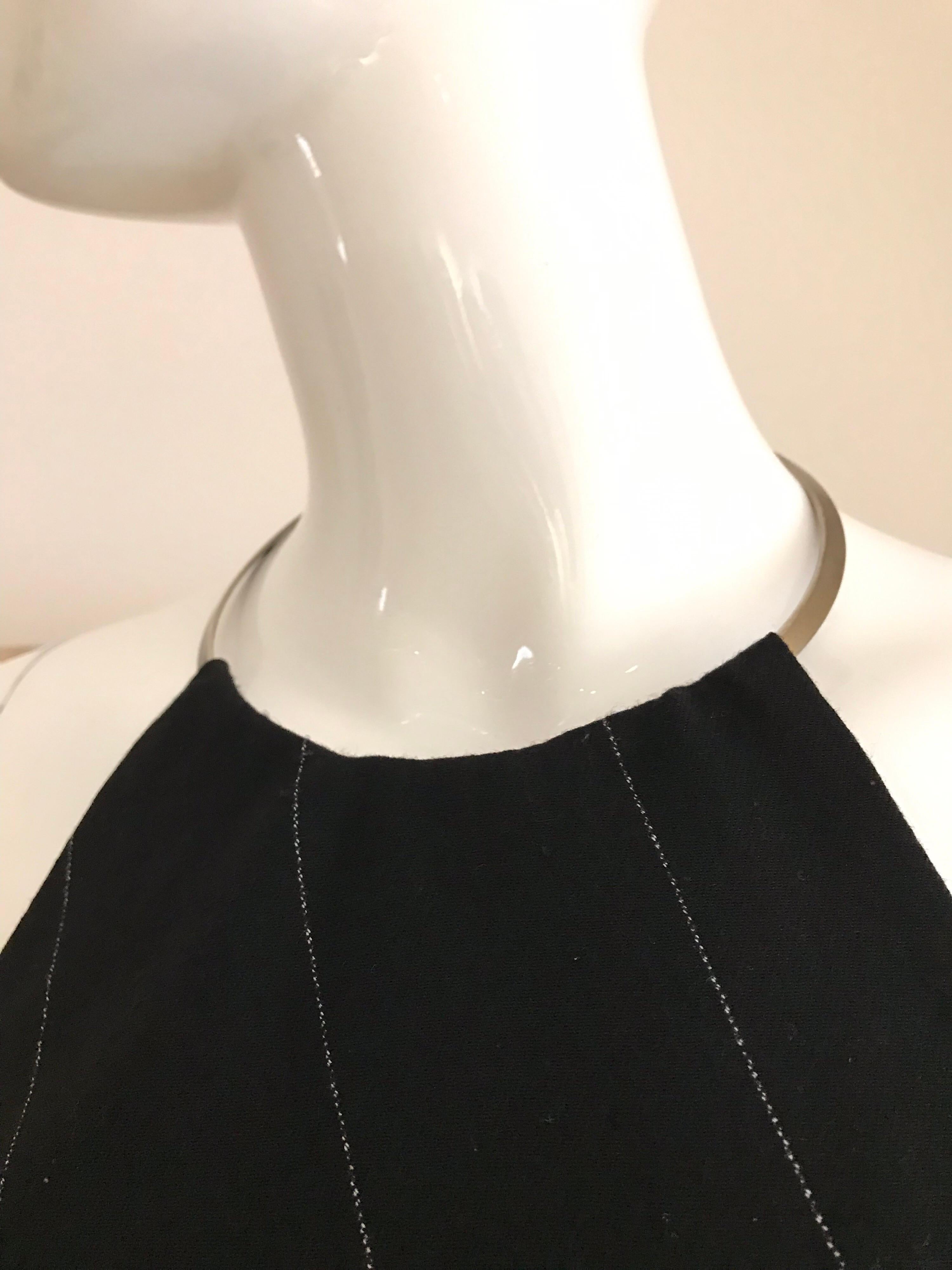 Ann Demeluemeester Wool Halter Top and Skirt Set For Sale 4
