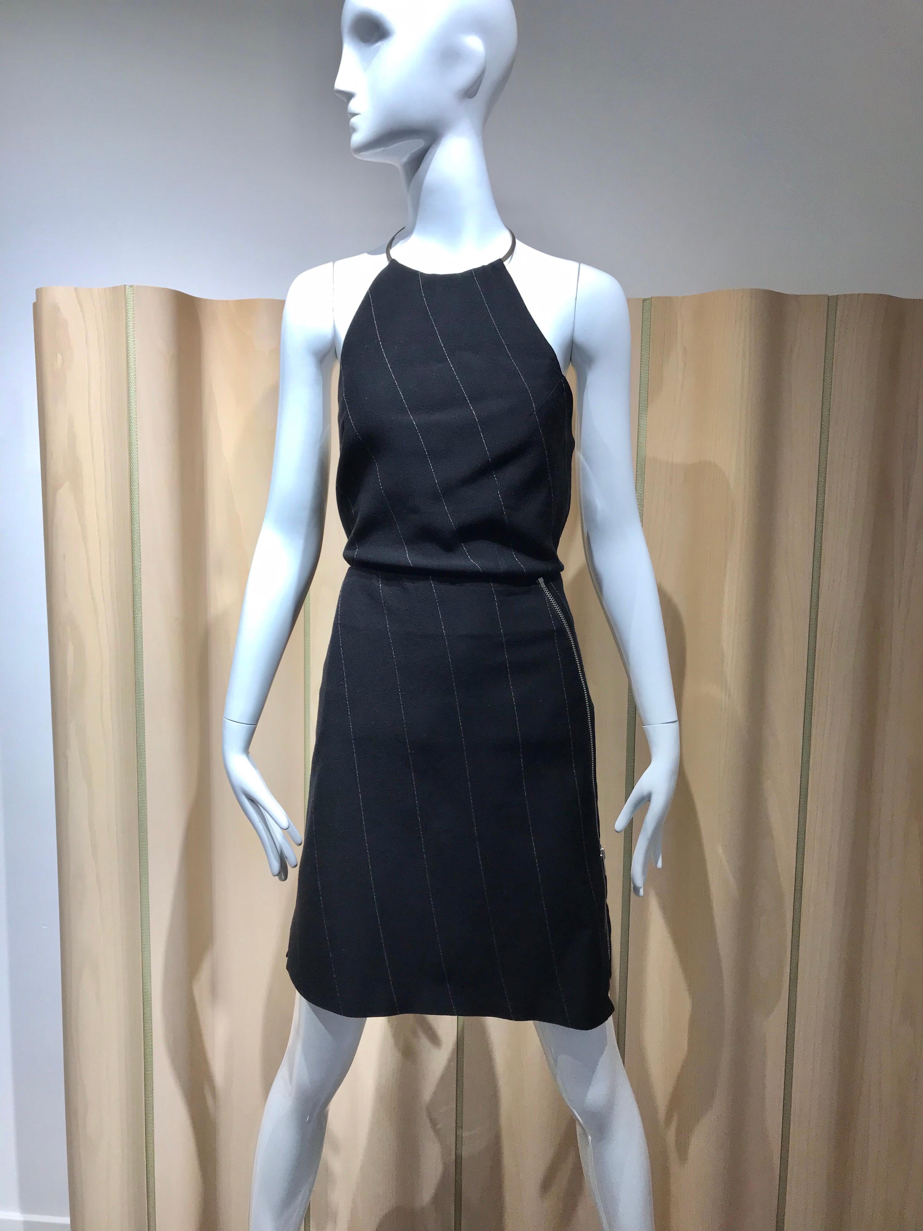 Ann Demeluemeester Wool Halter Top and Skirt Set For Sale 5