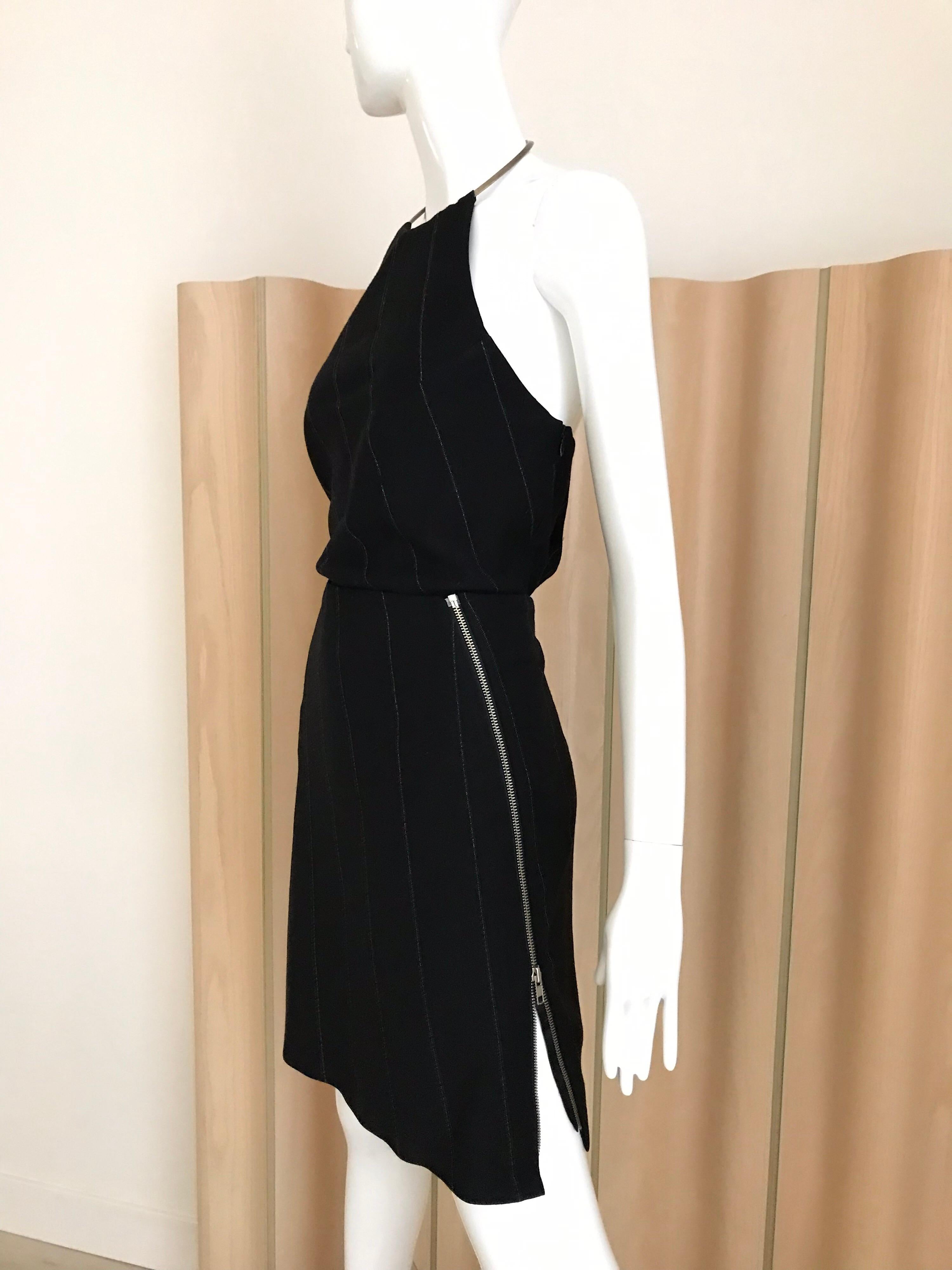 Ann Demeluemeester Wool Halter Top and Skirt Set For Sale 3