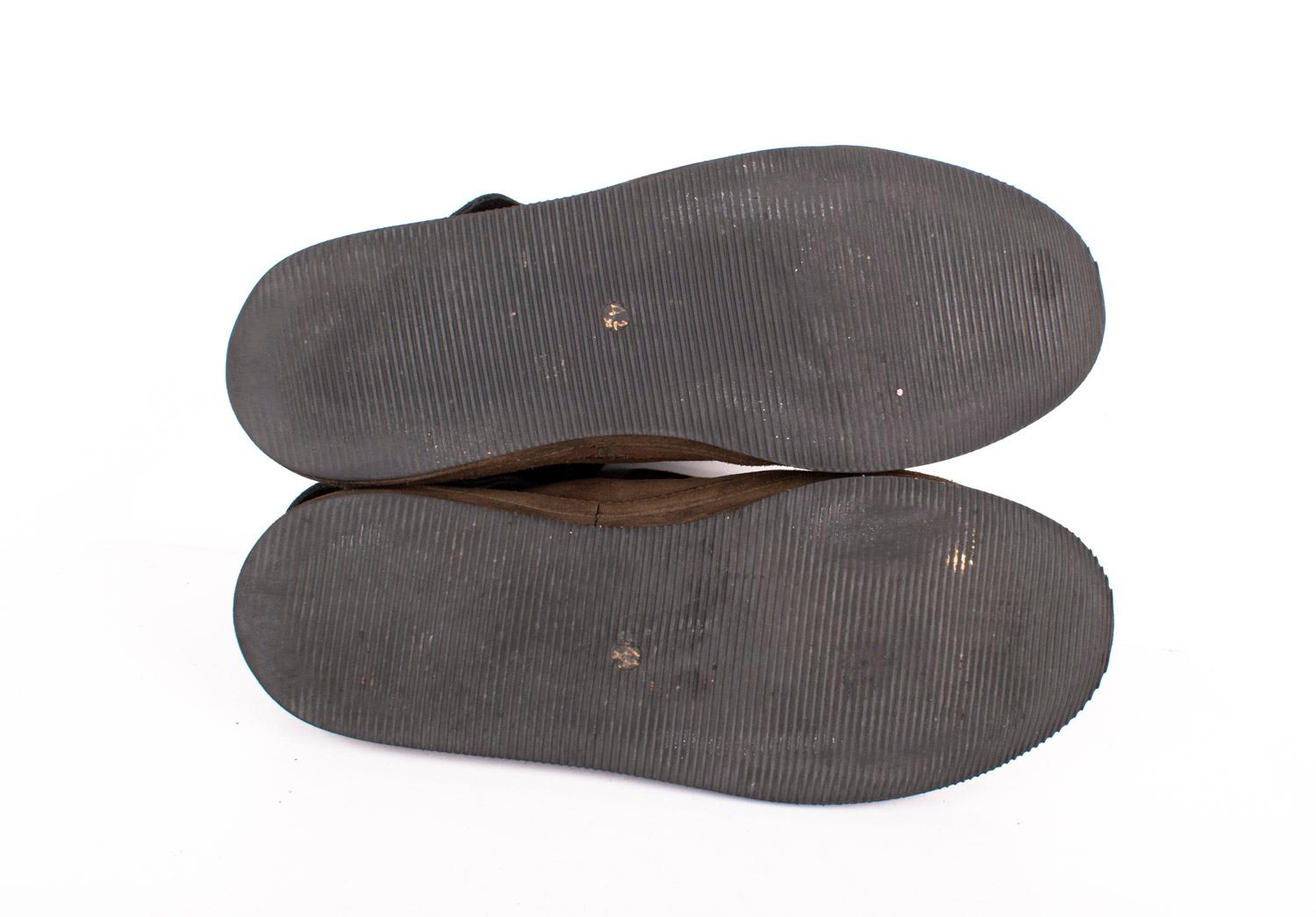 Ann Demelumeester Men Shoes Suede Leather Size EUR42, UK7 ½, USA 8 1/2 For Sale 4