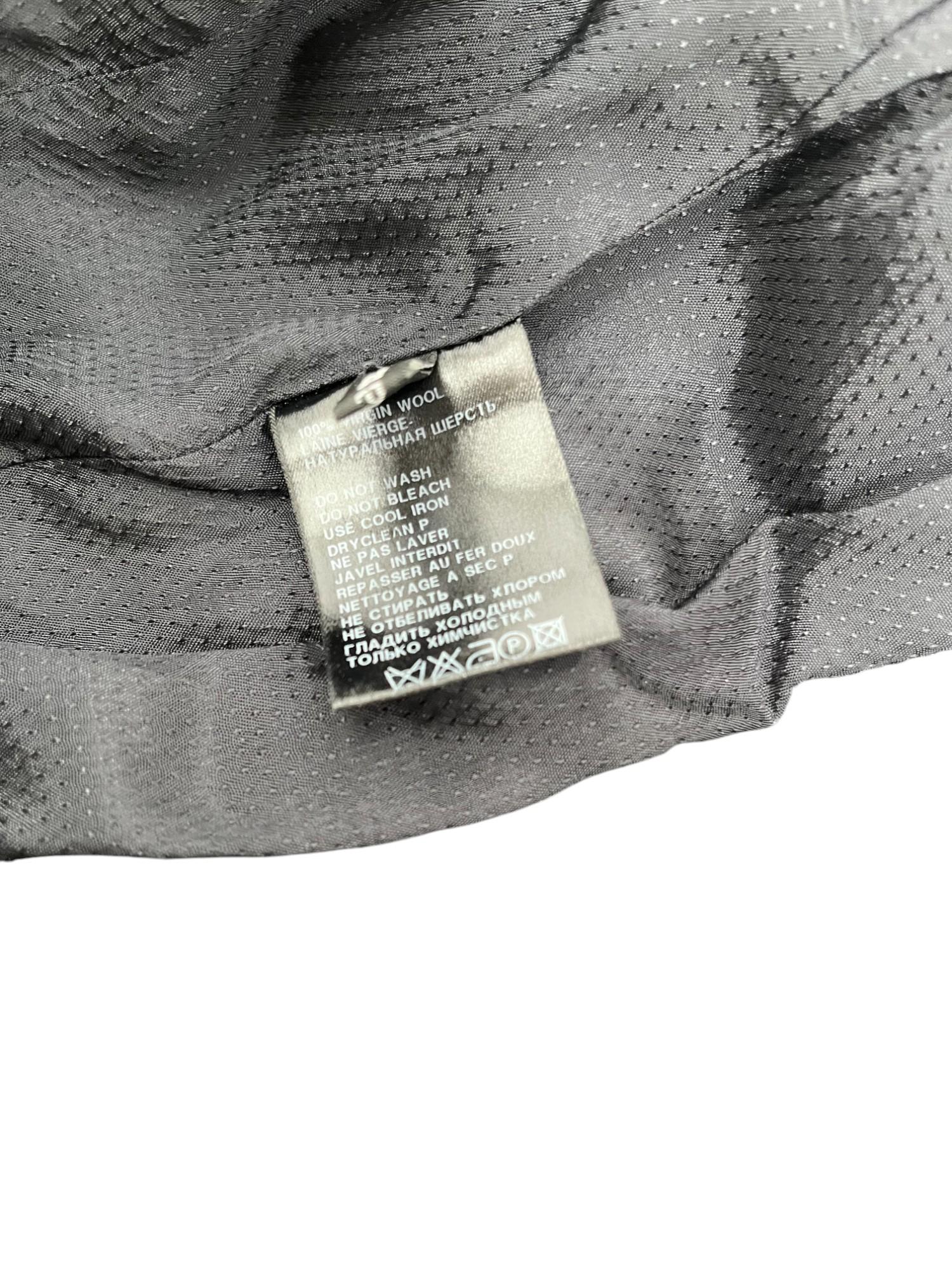 Ann Demeulemeester 2000's Schwarzer Wollblazer im Angebot 5
