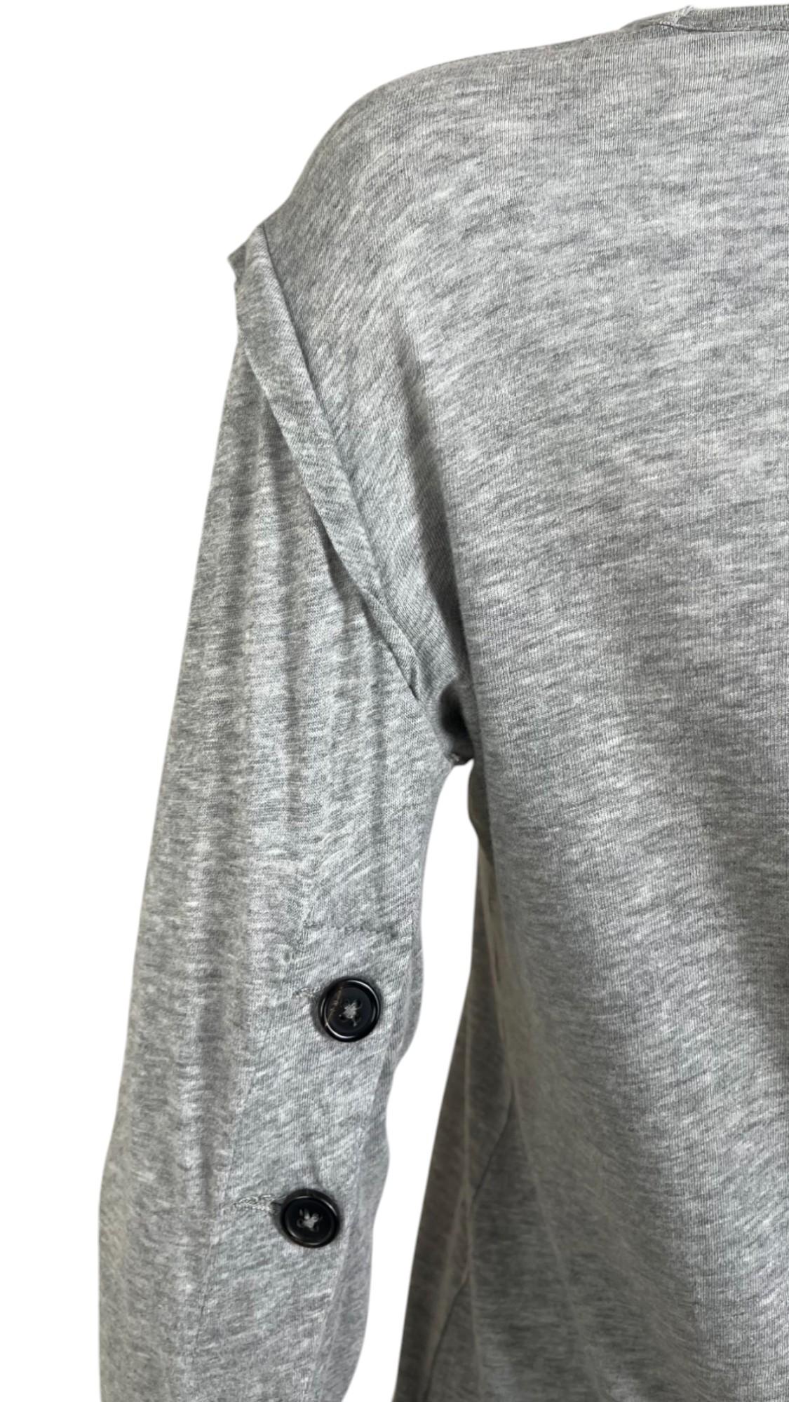 De las mujeres Manga larga gris con botones Ann Demeulemeester 2000 en venta