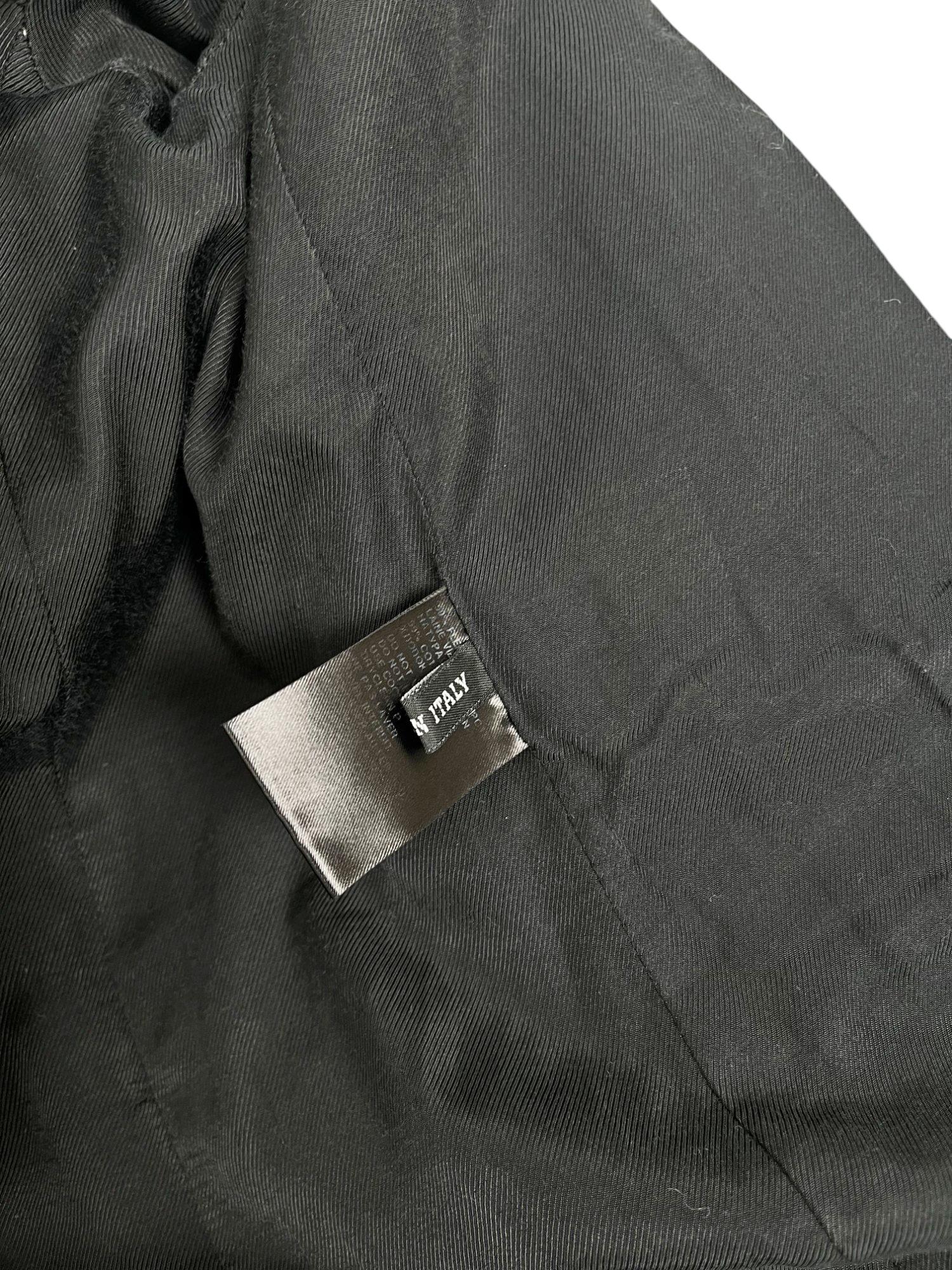Ann Demeulemeester 2000's Ecru Cotton Asymmetric Coat in vendita 3