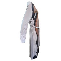 Ann Demeulemeester 2000's Trompe L'oeil Venus de Milo Art to Wear Dress