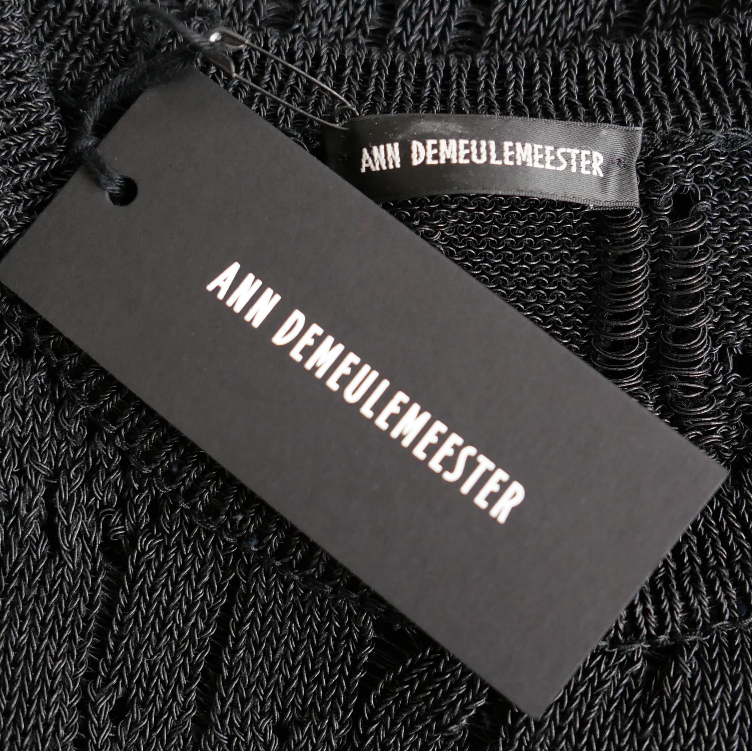 Ann Demeulemeester Barbel Shredded Knit Tank Top Damen im Angebot