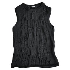 Canottiera Ann Demeulemeester Barbel Shredded Knit