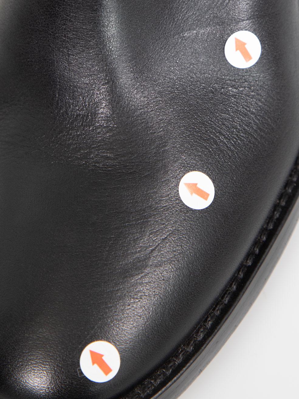 Ann Demeulemeester Bottes en cuir noir Taille IT 38 en vente 4