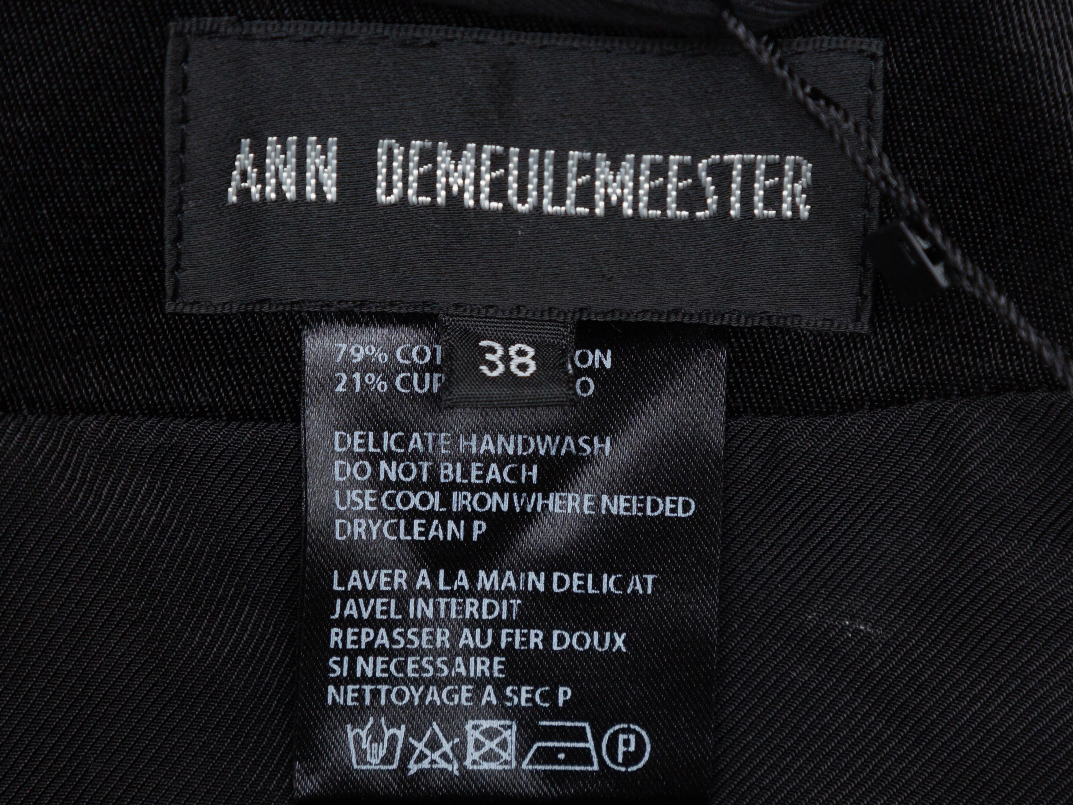 Ann Demeulemeester nero con manica a cappuccio e top staccabile in due pezzi In condizioni ottime a New York, NY