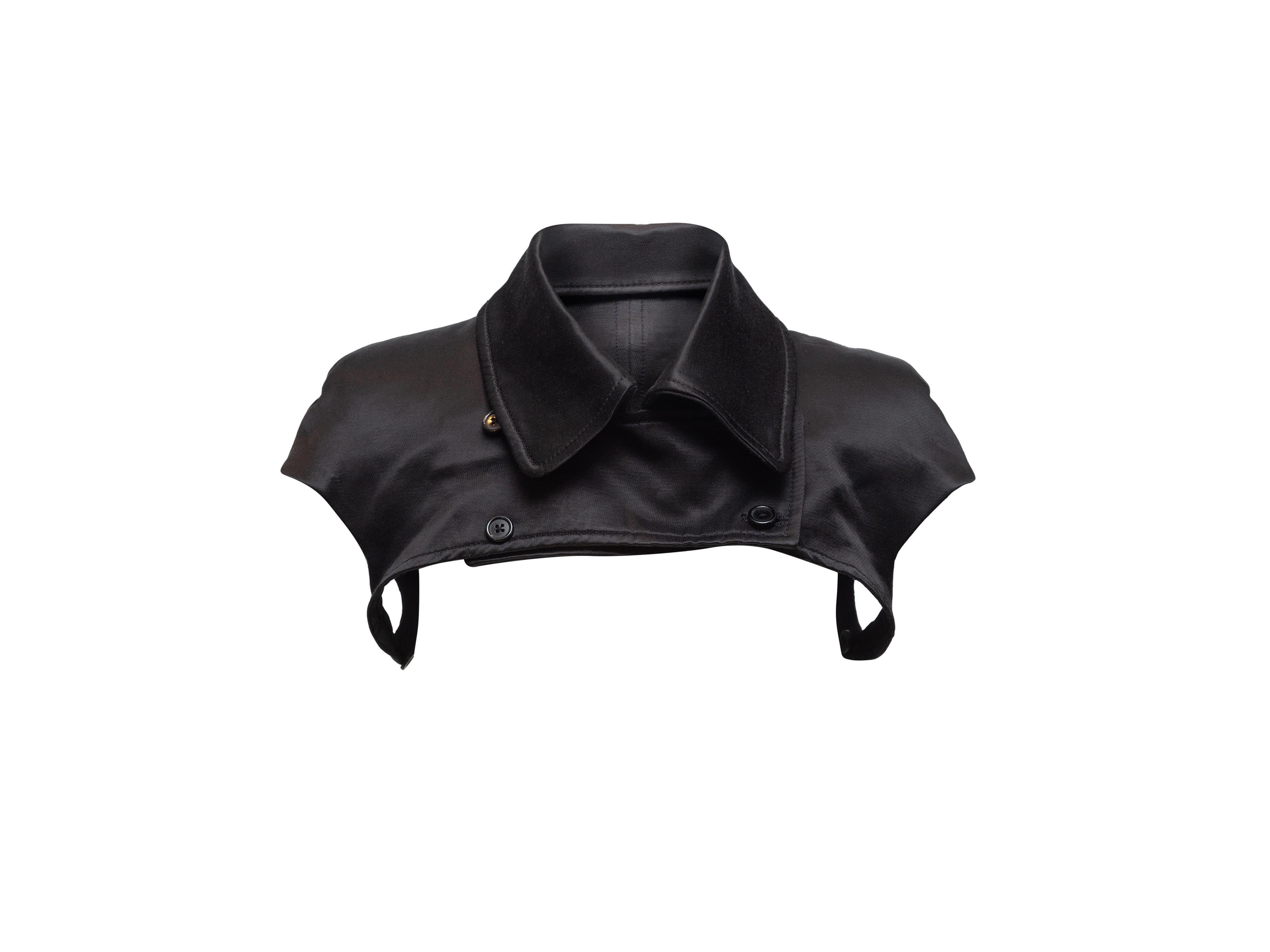 Ann Demeulemeester nero con manica a cappuccio e top staccabile in due pezzi 4