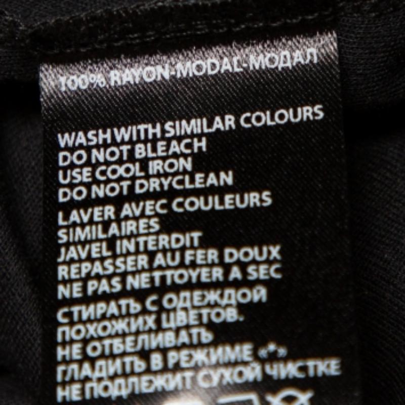 Ann Demeulemeester Black Modal Cutout Sleeve Detail T-Shirt M For Sale 2