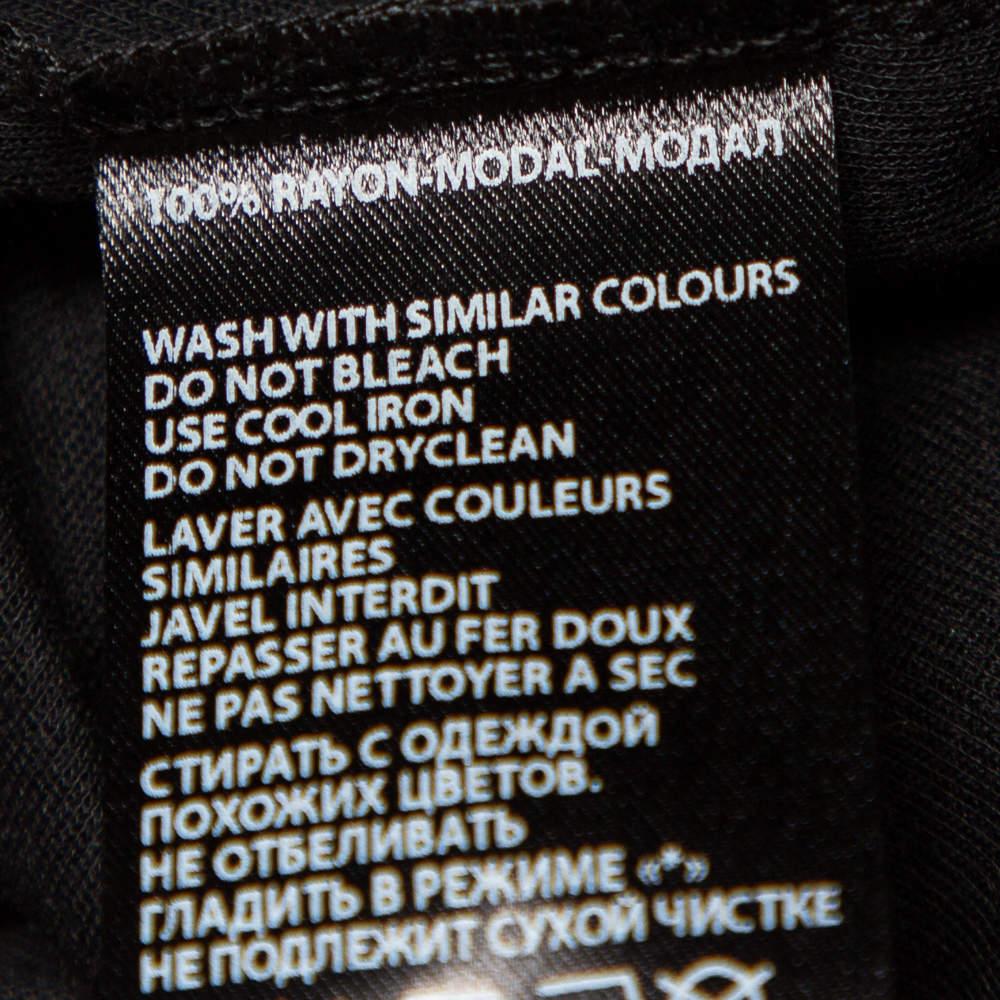 Ann Demeulemeester Black Modal Cutout Sleeve Detail T-Shirt M For Sale 3