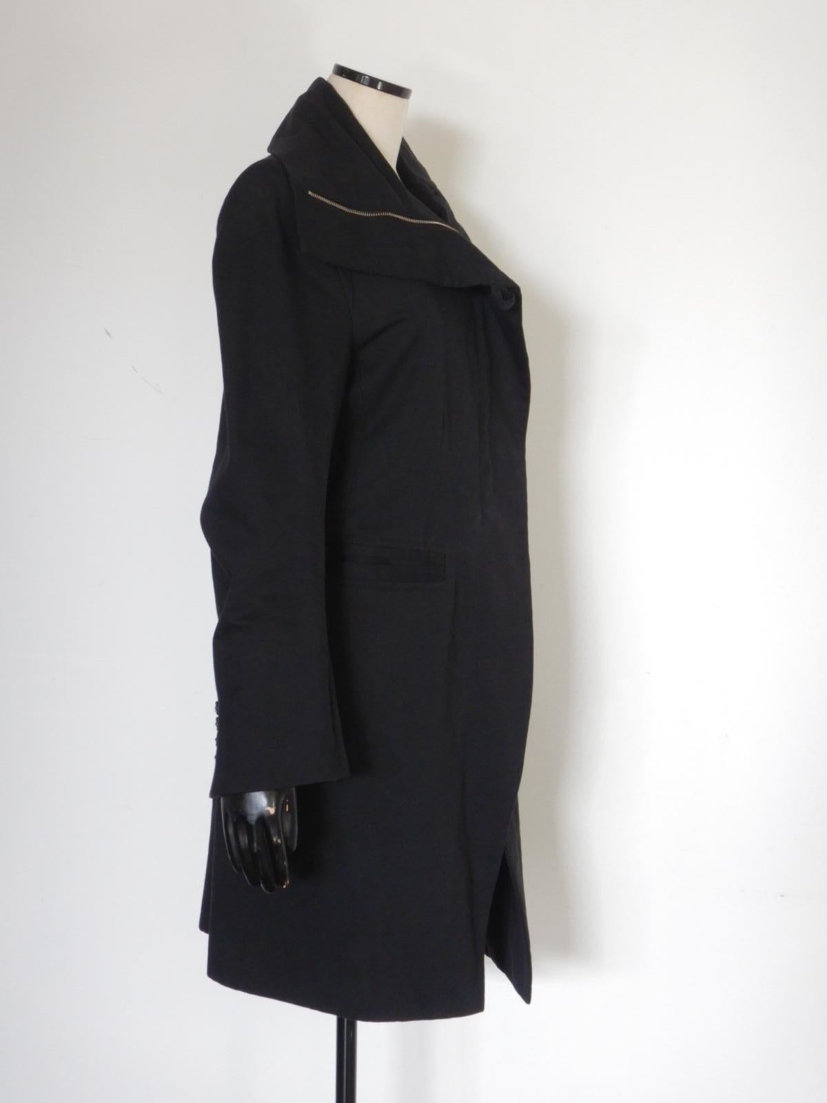 Ann Demeulemeester Black Tailored Coat 1