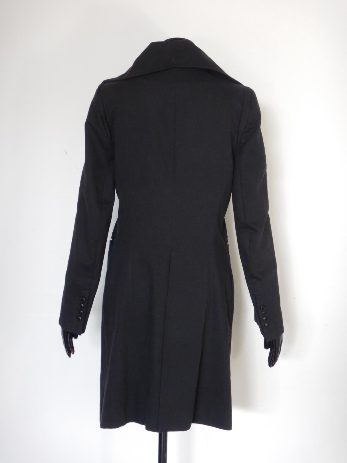 Ann Demeulemeester Black Tailored Coat 2