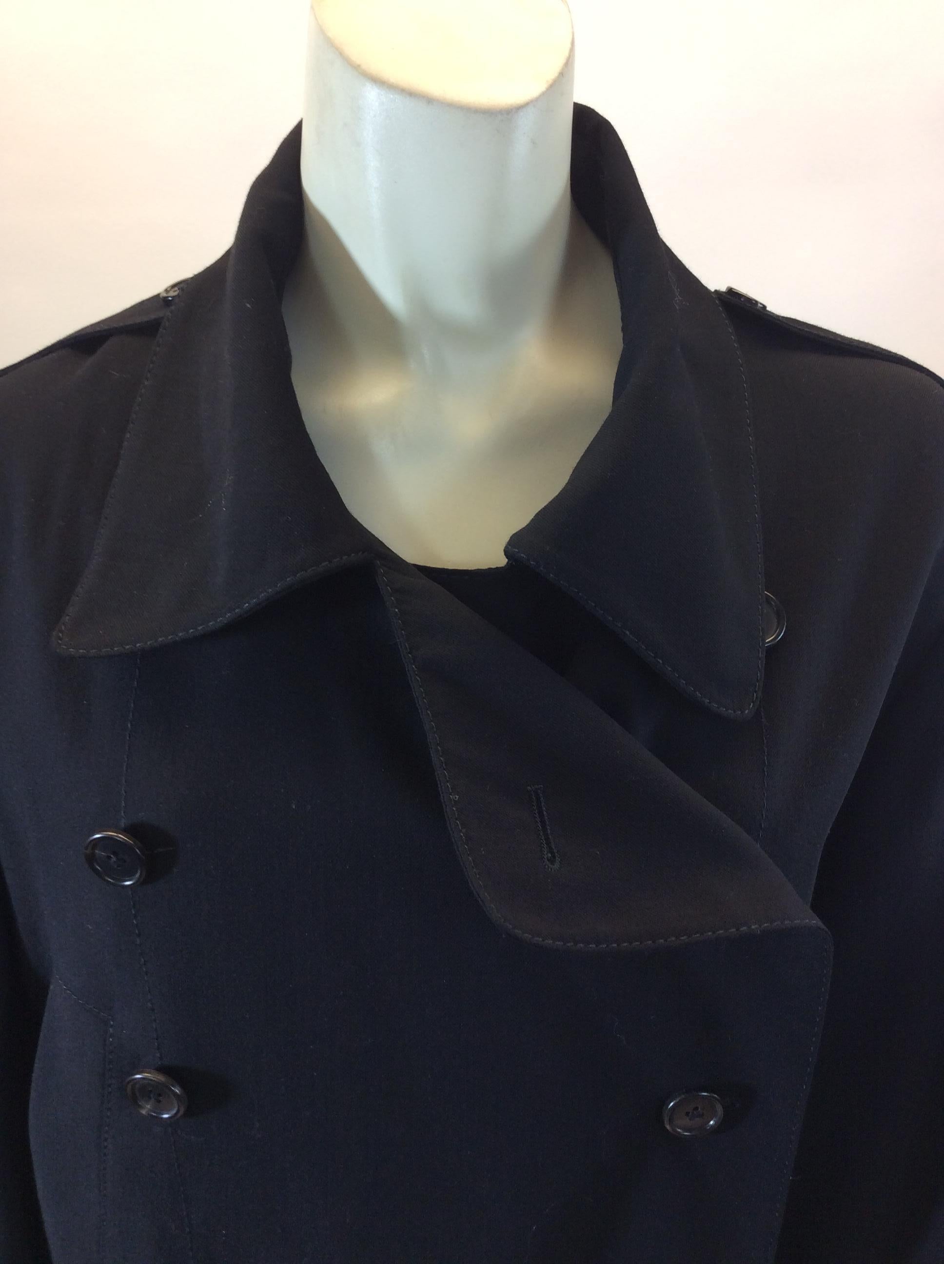Ann Demeulemeester Black Wool Jacket For Sale 1