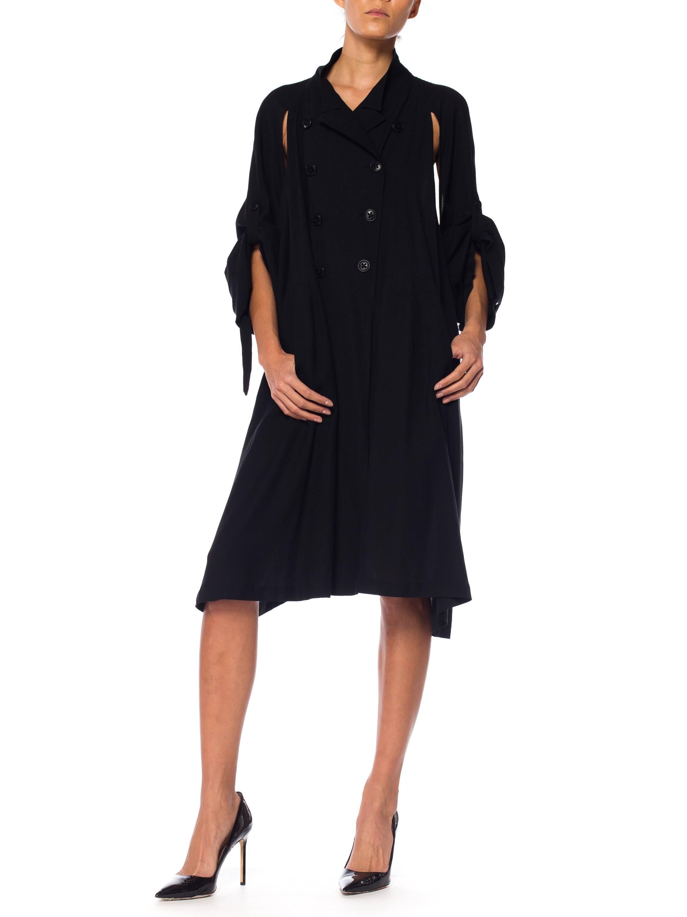Ann Demeulemeester Convertible Trench Coat In Excellent Condition In New York, NY