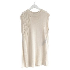 Ann Demeulemeester Fabian Distressed Tank Sweater