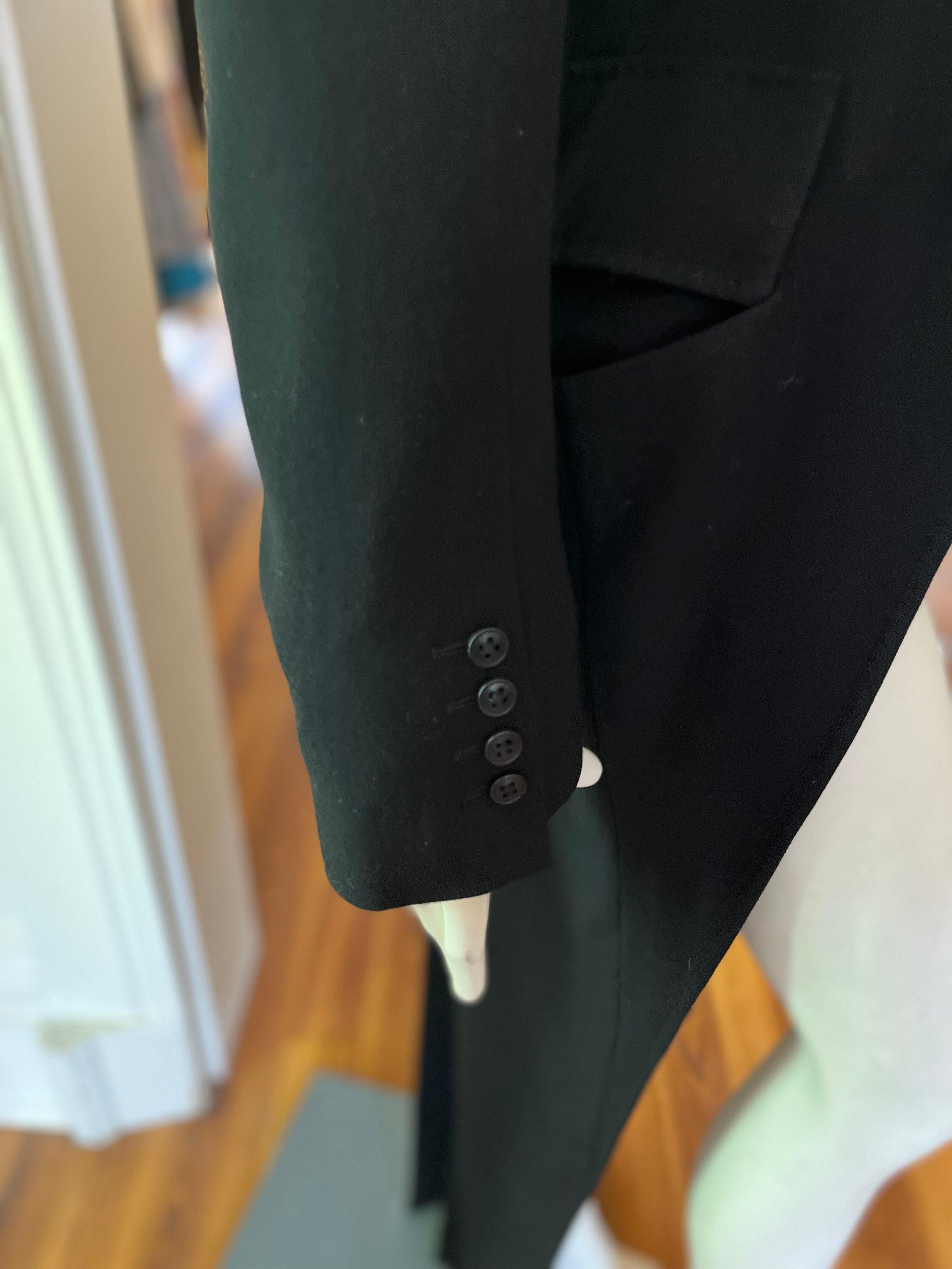 Women's Ann Demeulemeester Fabulous Tuxedo Tail Jacket 40