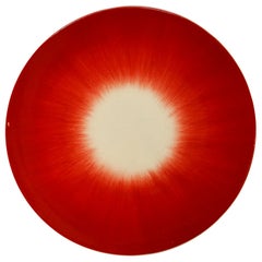 Ann Demeulemeester for Serax Dé Bread Plate in Off White / Red