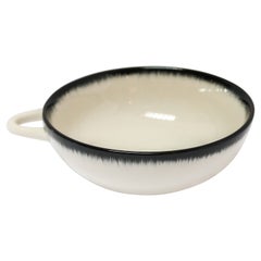 Ann Demeulemeester for Serax Dé Coffee Cup in Off White / Black Rim