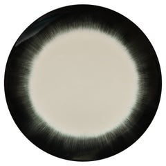 Ann Demeulemeester for Serax Dé Dinner Plate / Charger in Off White / Black