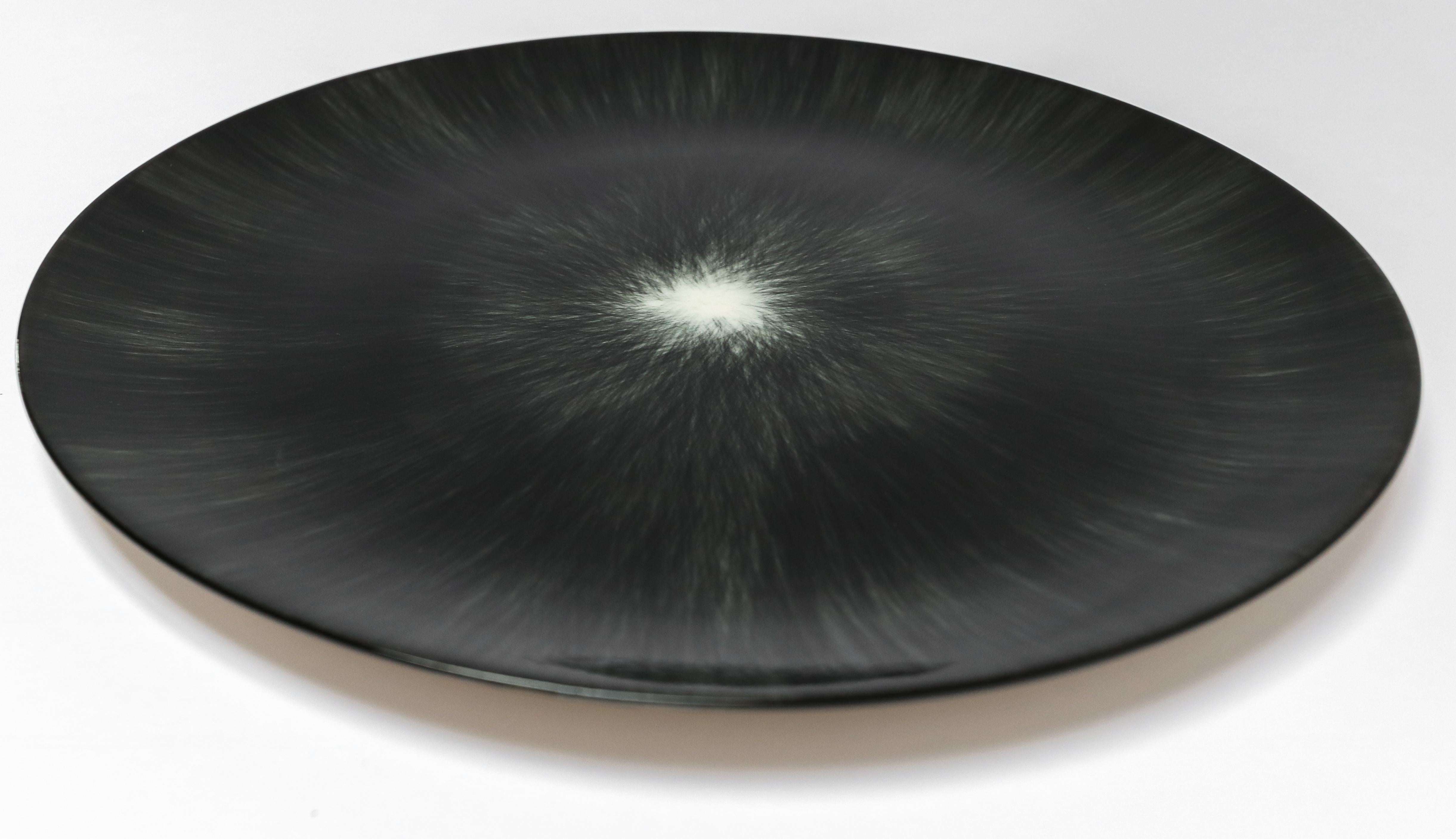 Belgian Ann Demeulemeester for Serax D�é Dinner Plate in Black / Off White