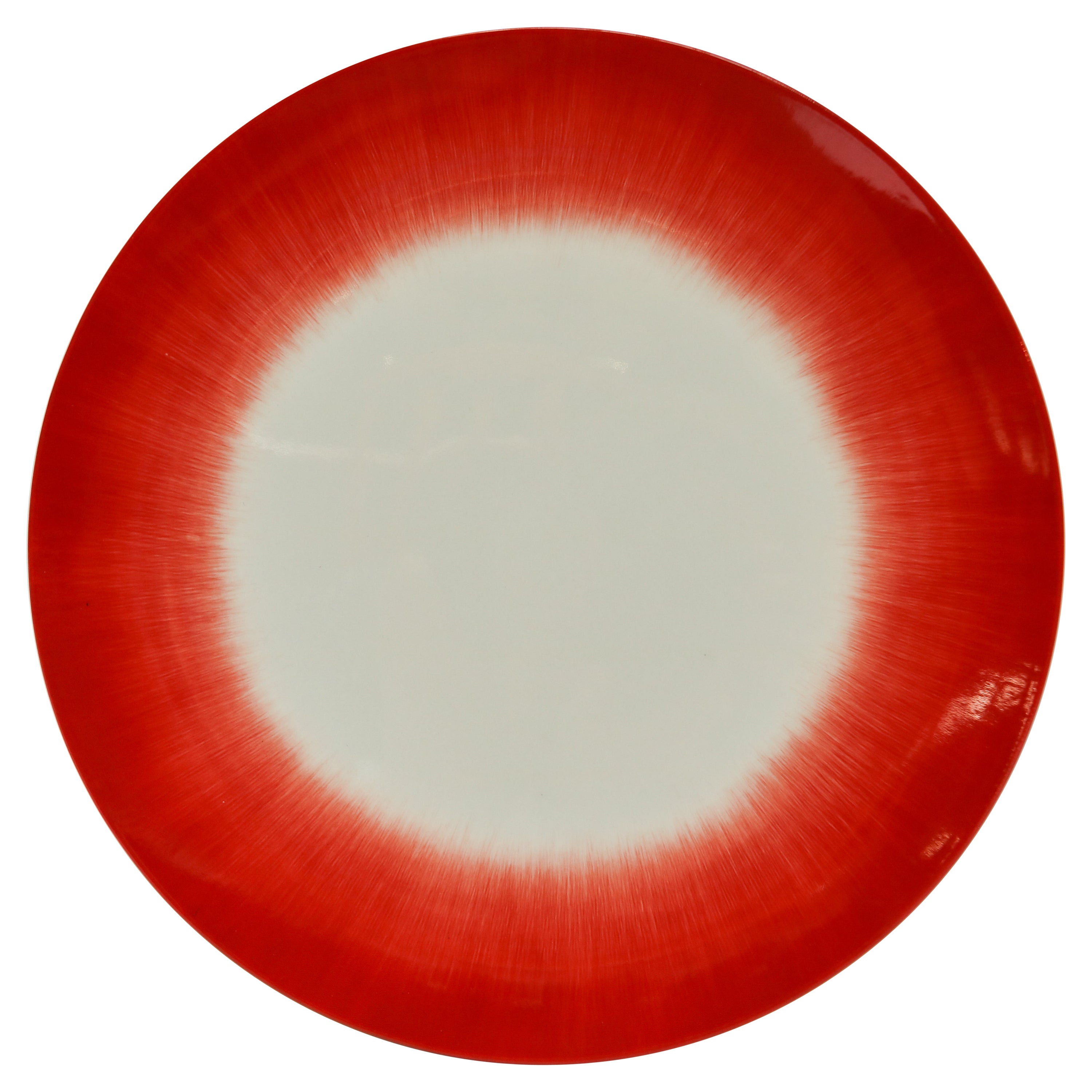 Ann Demeulemeester for Serax Dé Dinner Plate in off White / Red