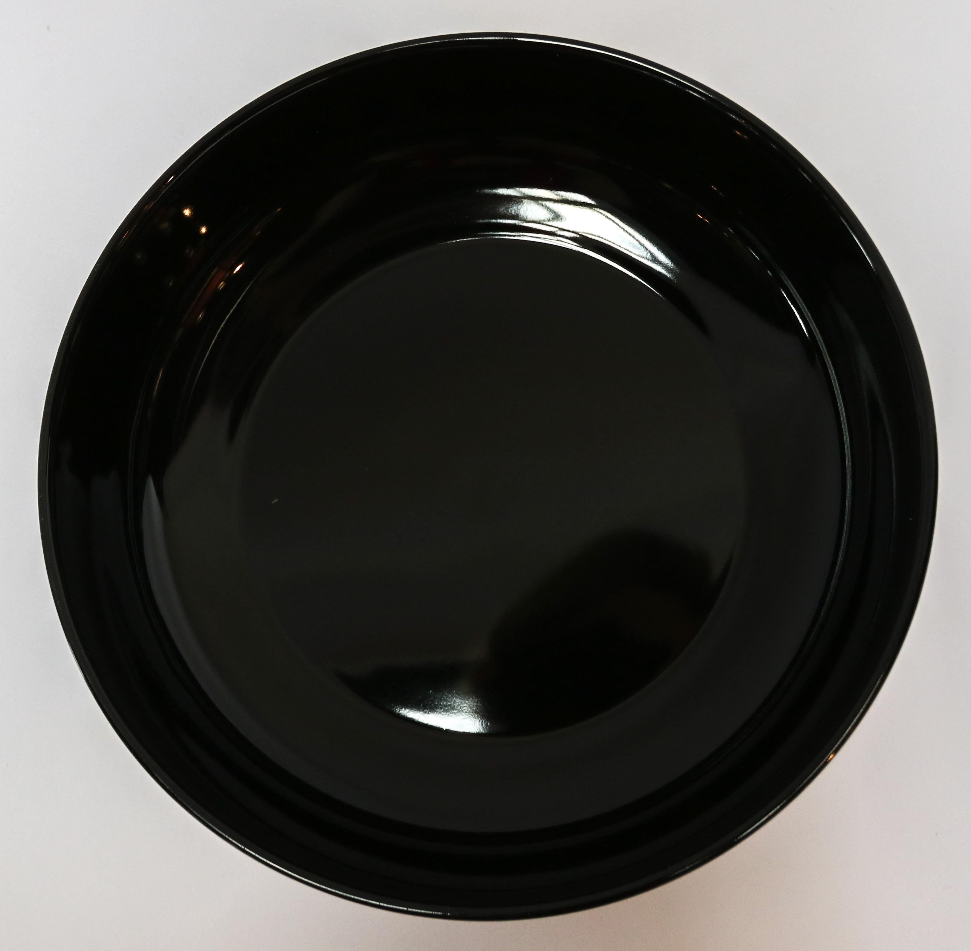 Porcelain Ann Demeulemeester for Serax Dé Medium High Plate / Bowl in off White / Black