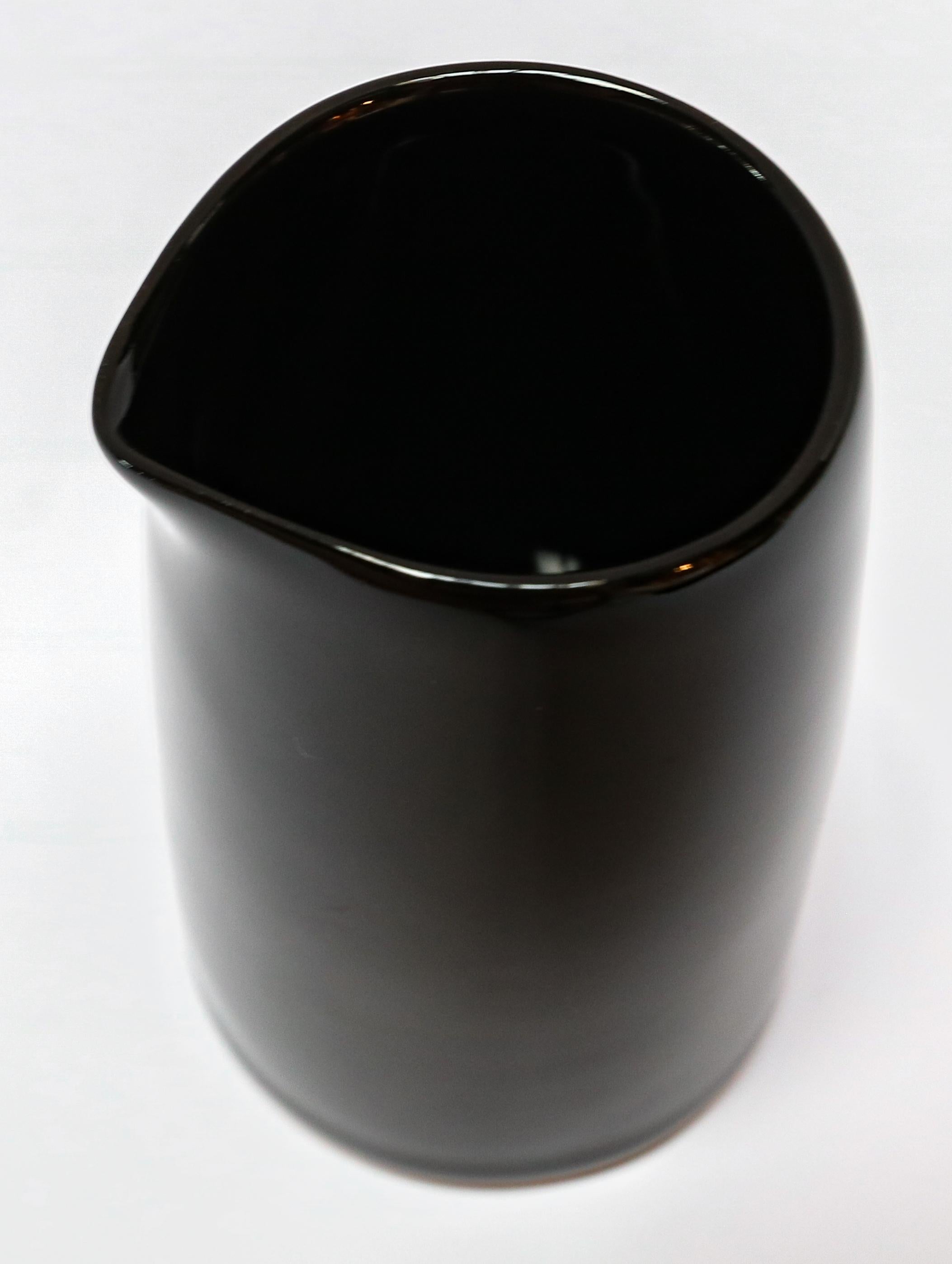 Ann Demeulemeester for Serax Dé Milk / Cream Jug in Black In New Condition In Los Angeles, CA