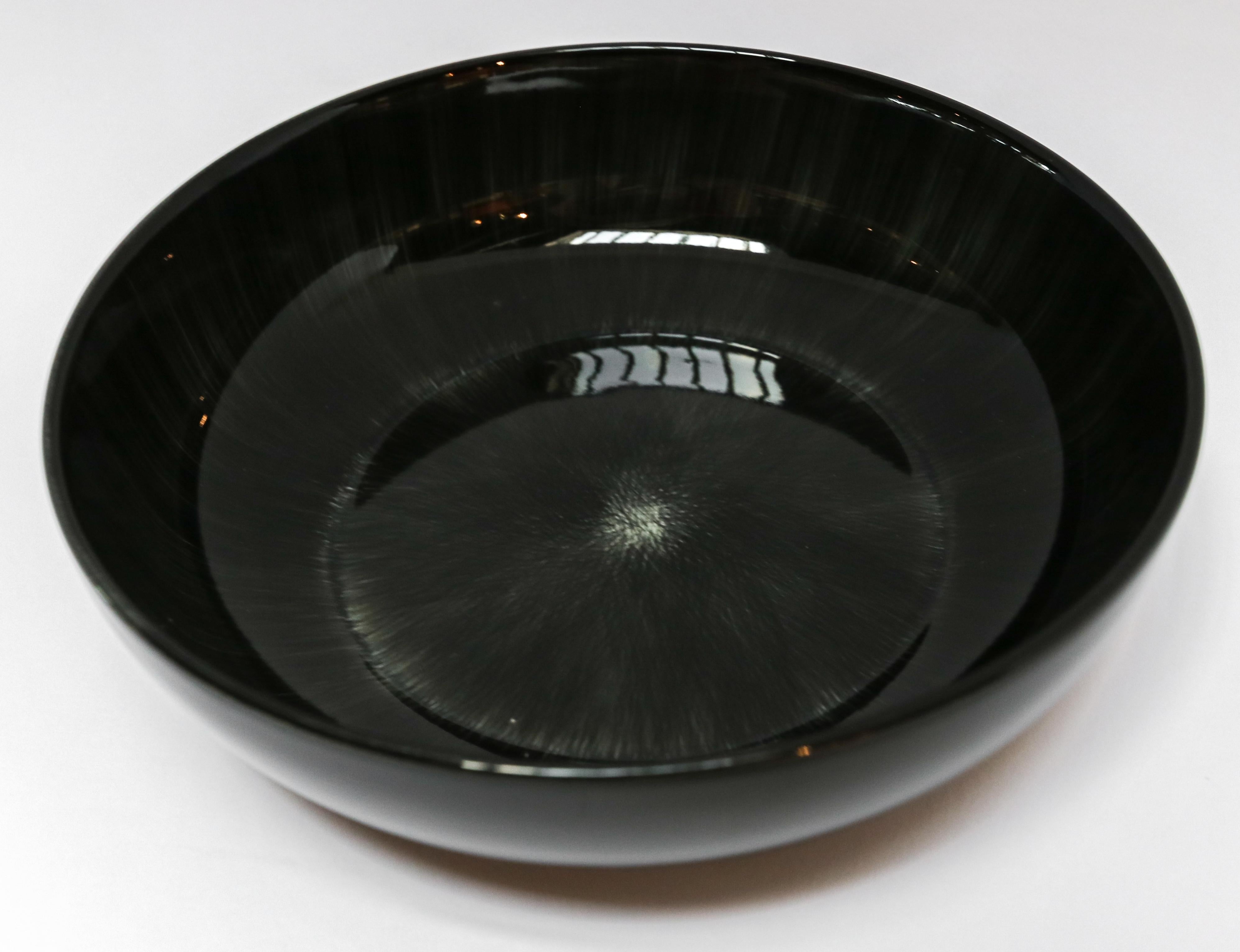 Belgian Ann Demeulemeester for Serax Dé Small High Plate / Bowl in Black / off White