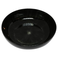 Ann Demeulemeester for Serax Dé Small High Plate / Bowl in Black / off White