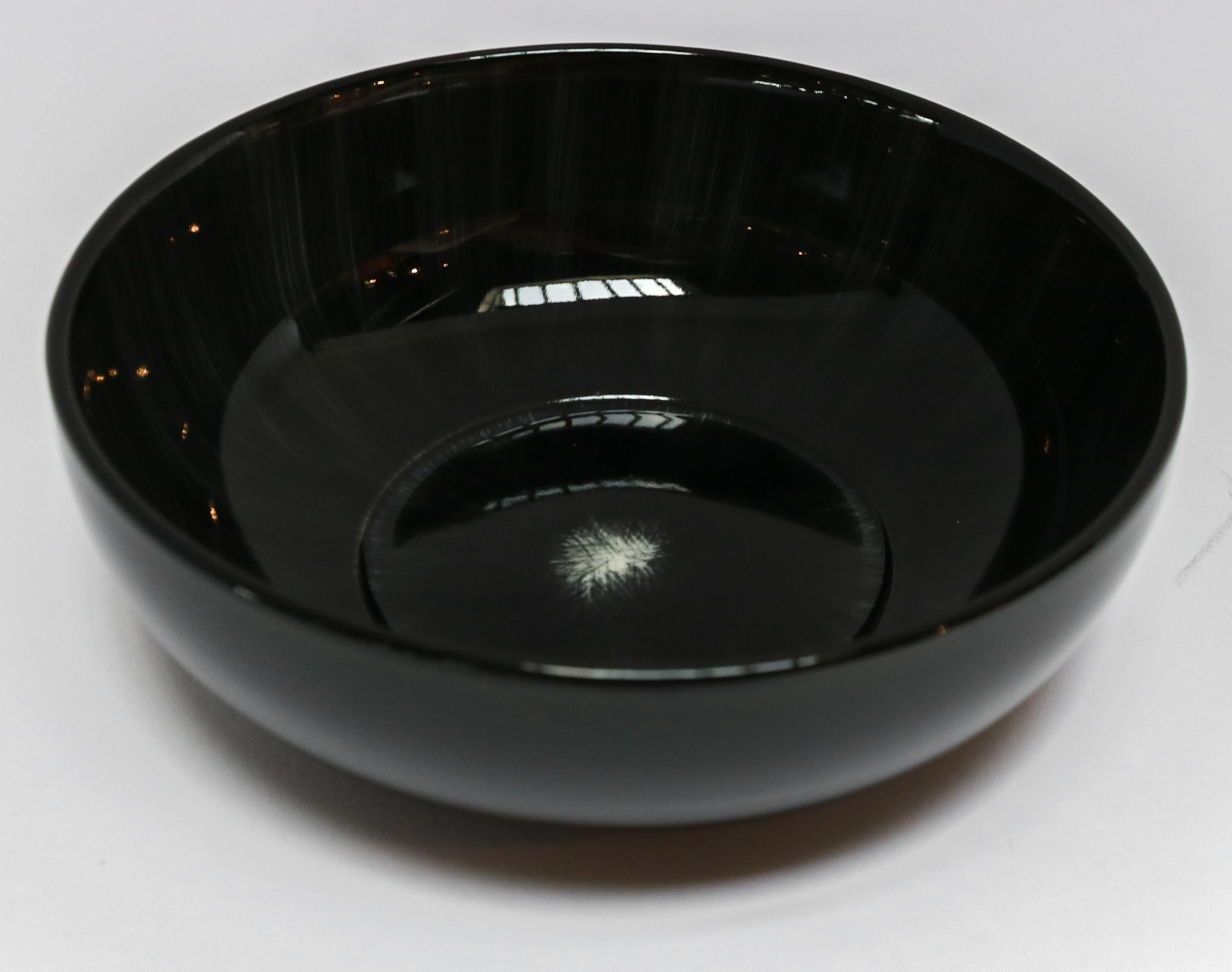 Belgian Ann Demeulemeester for Serax Dé X-Small High Plate / Bowl in Black / off White