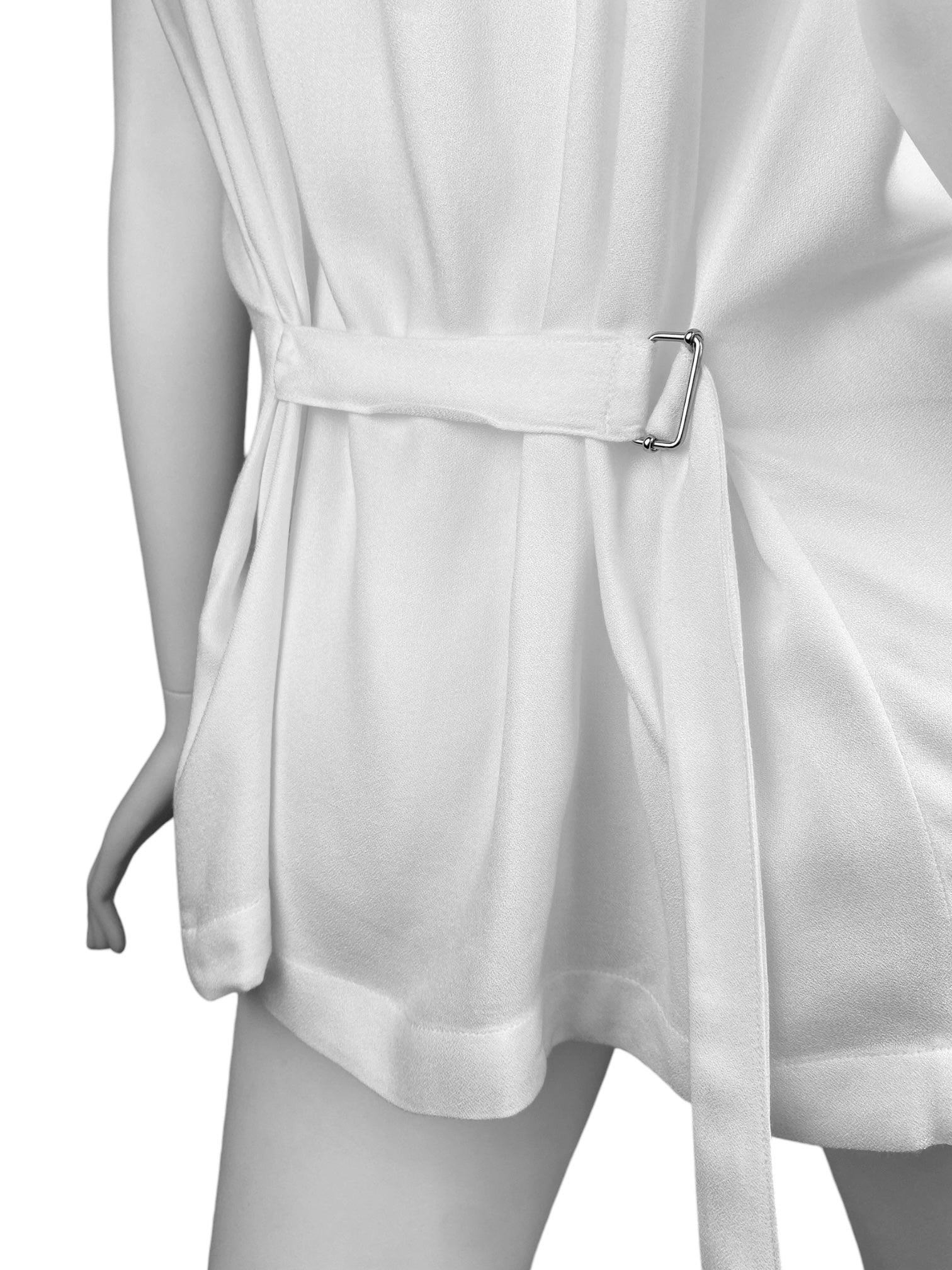 ANN DEMEULEMEESTER fw2015 BY SÉBASTIEN MEUNIER WHITE TANK TOP In Good Condition In PARIS, FR