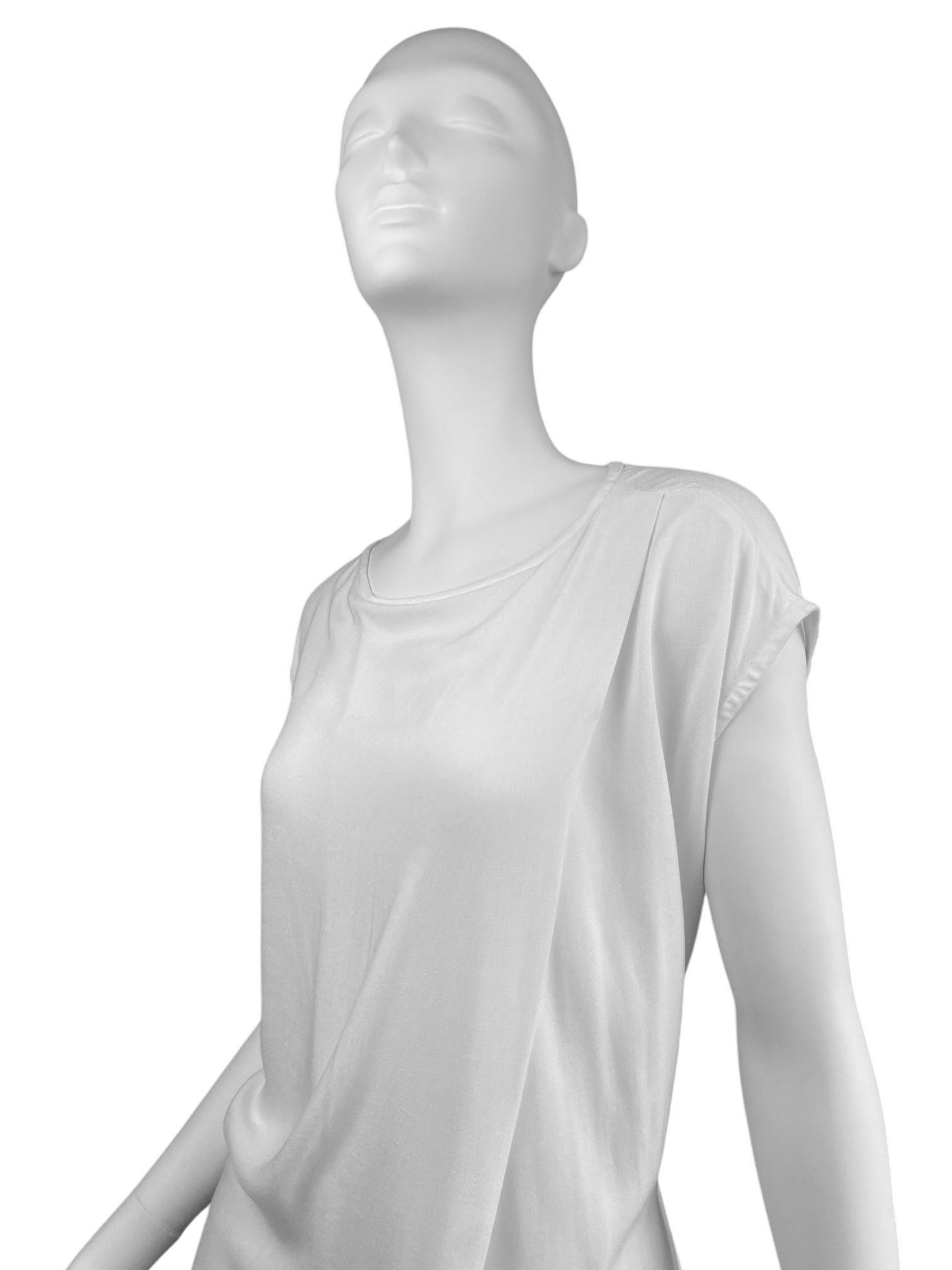 Women's or Men's ANN DEMEULEMEESTER fw2015 BY SÉBASTIEN MEUNIER WHITE TANK TOP