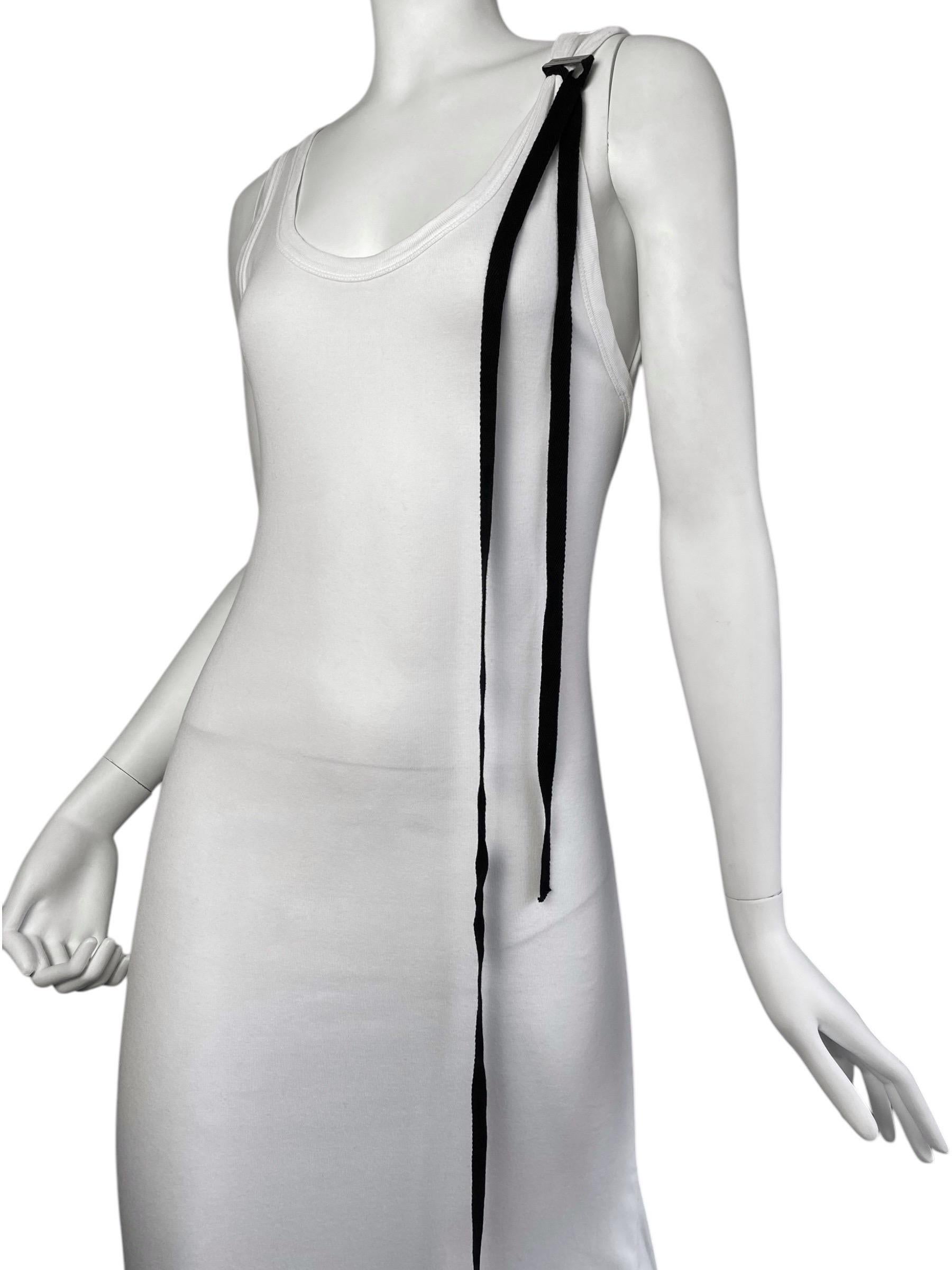 ANN DEMEULEMEESTER Fw2021 WHITE BACKLESS MAXI DRESS For Sale 2