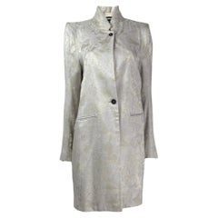 Ann Demeulemeester Grey Gold coat