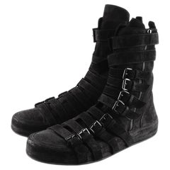 Ann Demeulemeester Leather Boots Men Shoes Size 45EUR, USA11, 