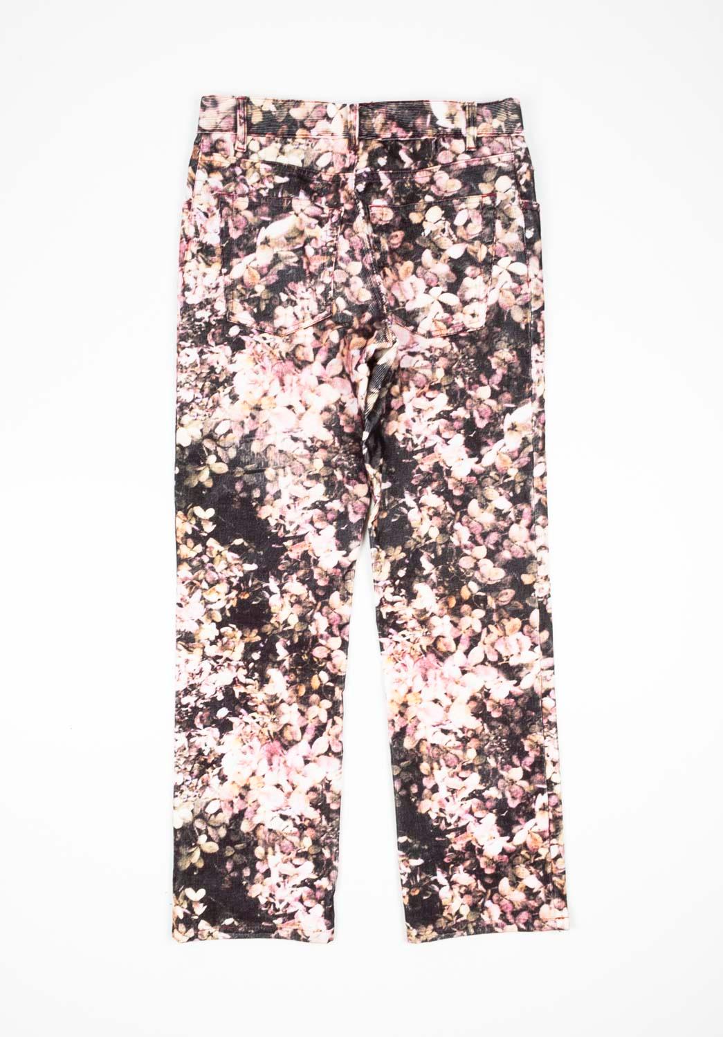 Vaqueros Ann Demeulemeester de pana con estampado floral para hombre Talla pequeña Beige en venta