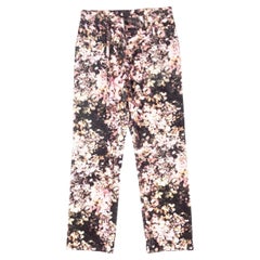 Ann Demeulemeester Uomo Jeans in velluto a coste con stampa floreale Taglia Small