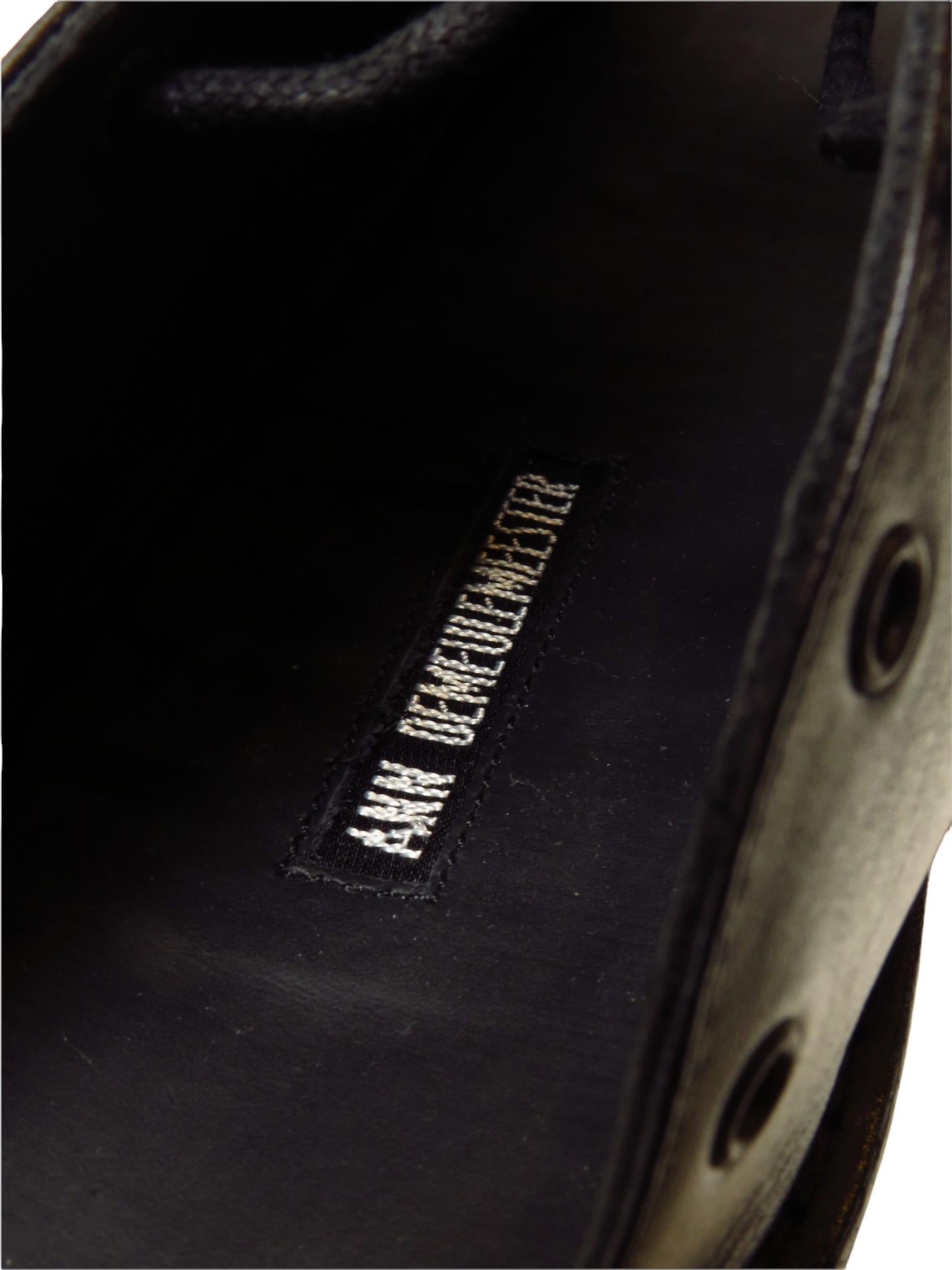 Ann Demeulemeester Platform Lace Up Sandal 7