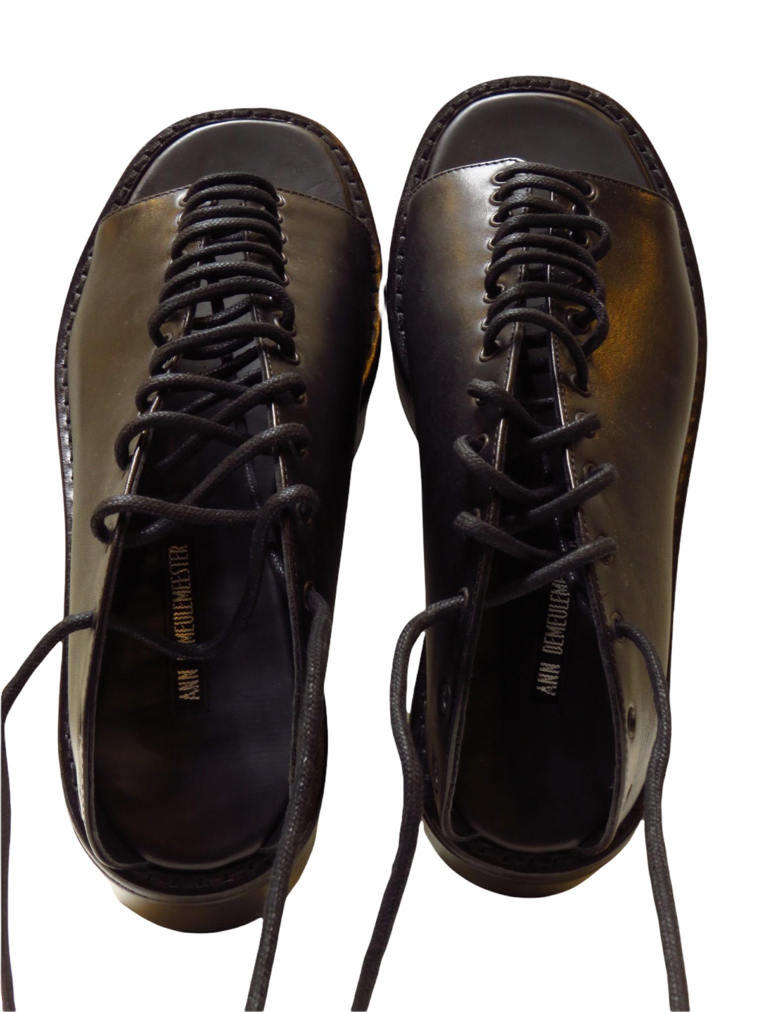 Ann Demeulemeester Platform Lace Up Sandal 9