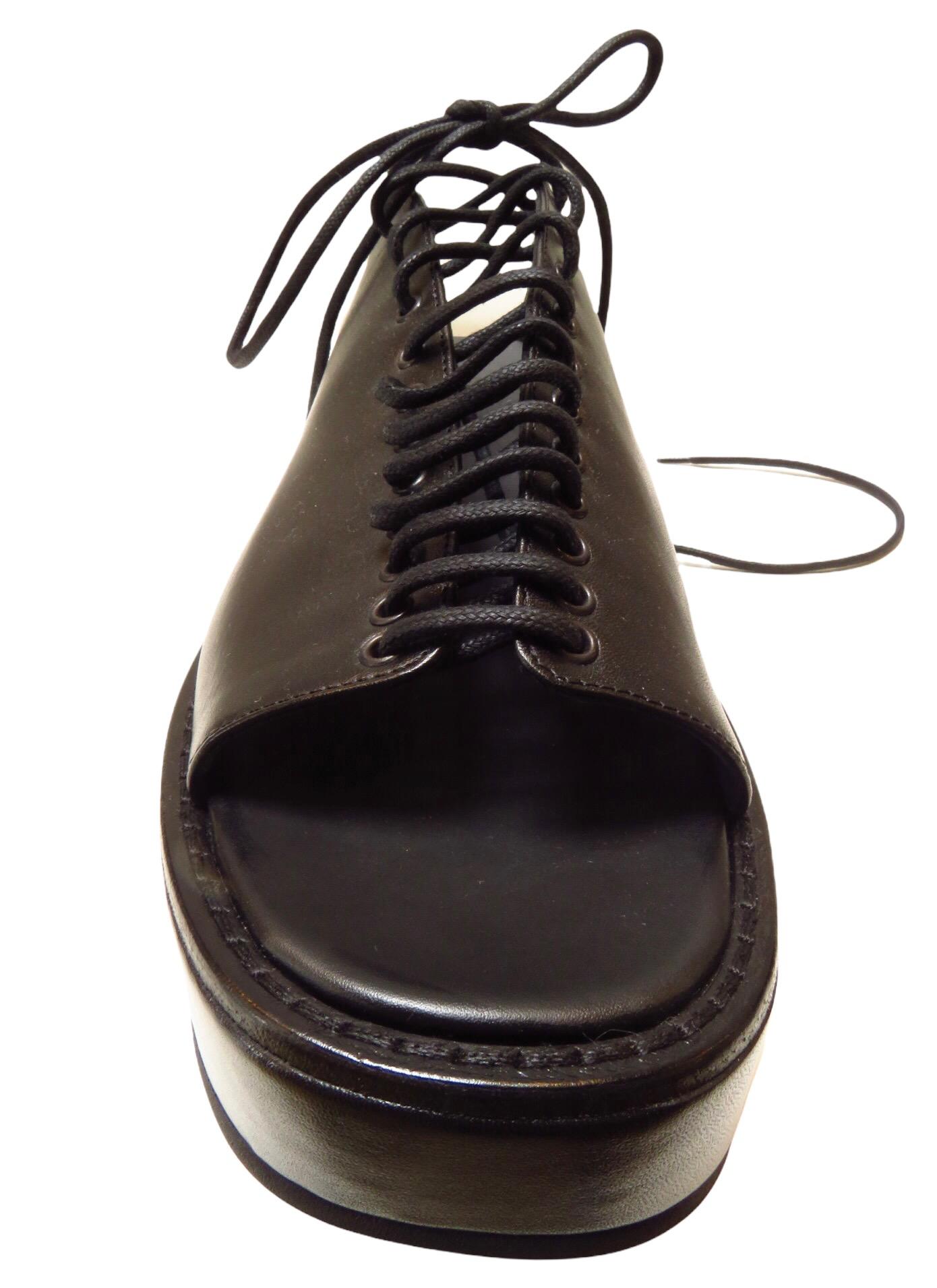 Ann Demeulemeester Platform Lace Up Sandal 2