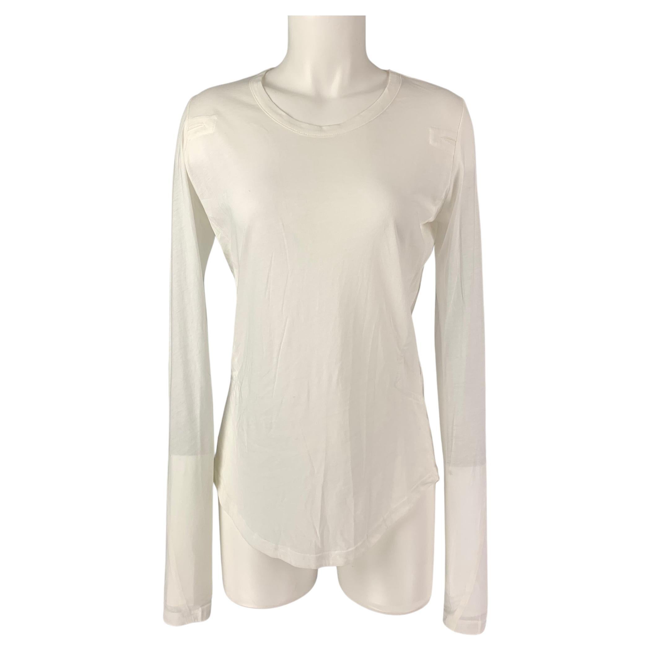 Louis Vuitton Embossed LV Long-sleeved T-Shirt, White, L