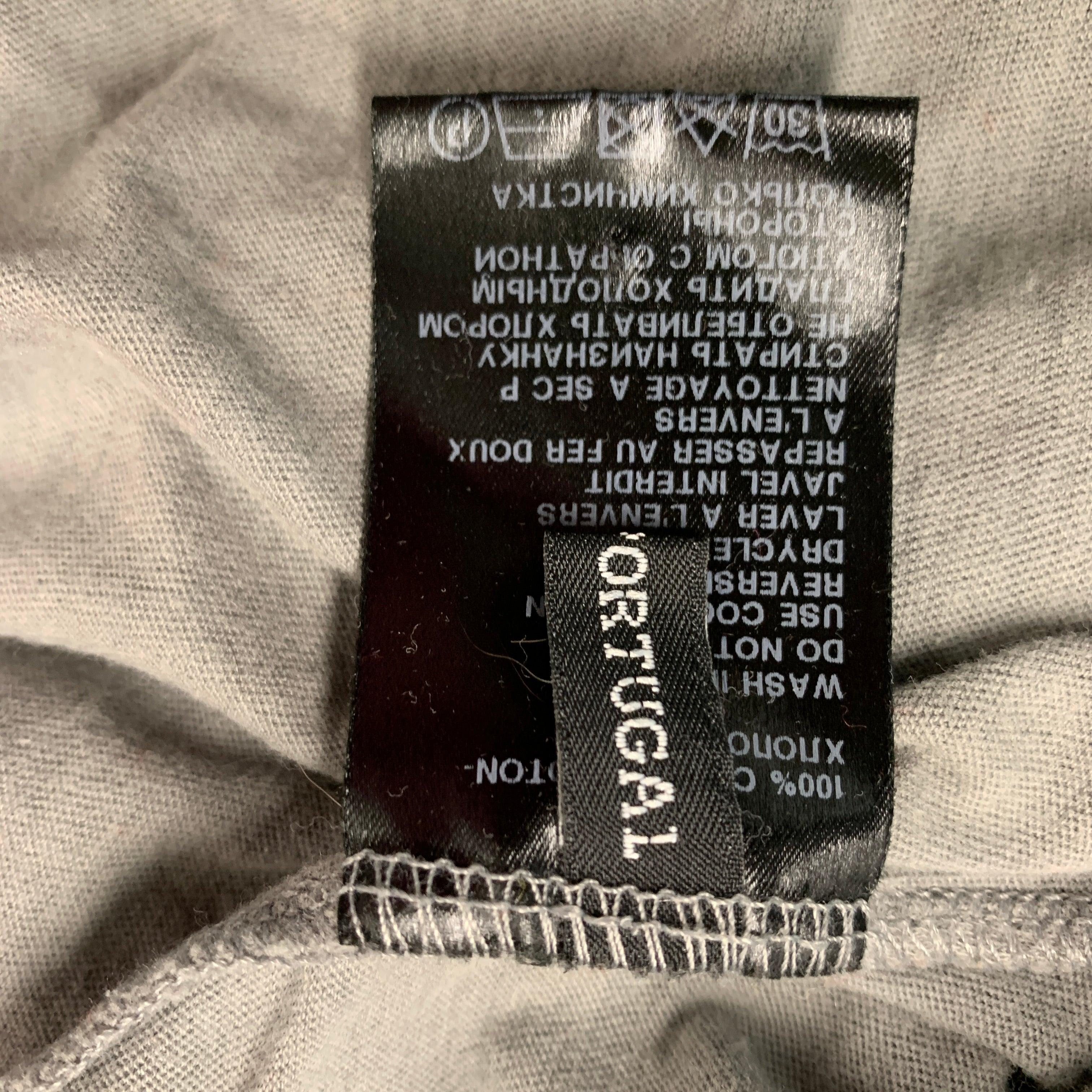 ANN DEMEULEMEESTER Sweatshirt aus grauer Baumwolle mit Kapuze, Größe S im Angebot 1