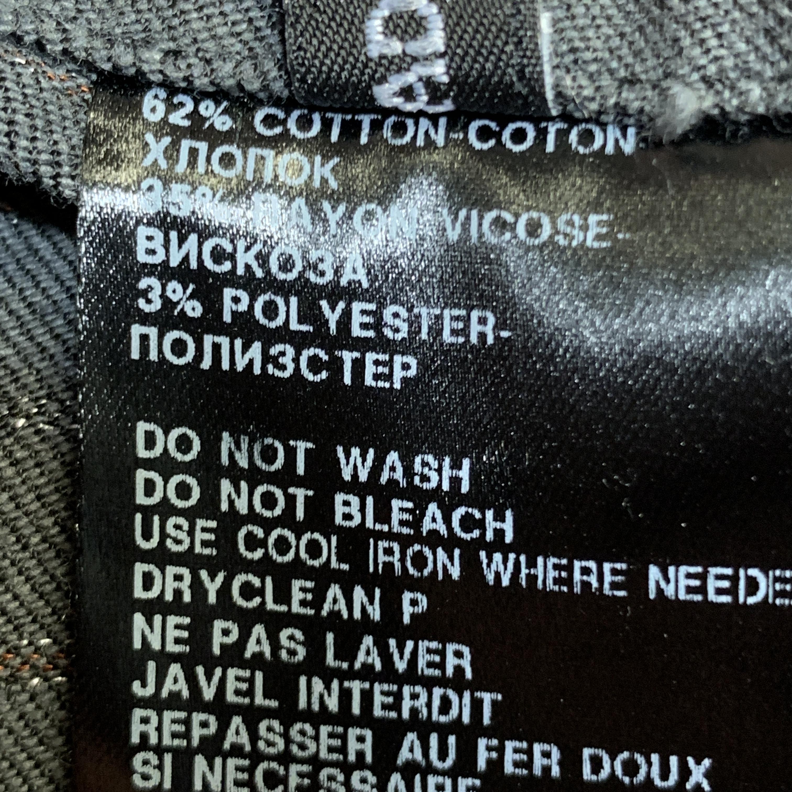 ANN DEMEULEMEESTER Size XL Grey Stripe Cotton Blend Peak Lapel Jacket 1