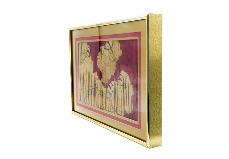 Ann and Dick Rundall Mid Century Batik Textile Art For Sale at 1stDibs