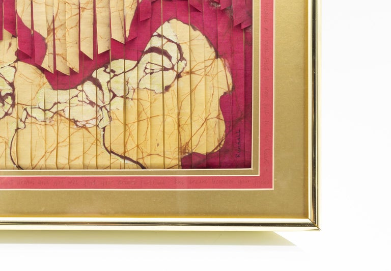 Ann and Dick Rundall Mid Century Batik Textile Art For Sale at 1stDibs