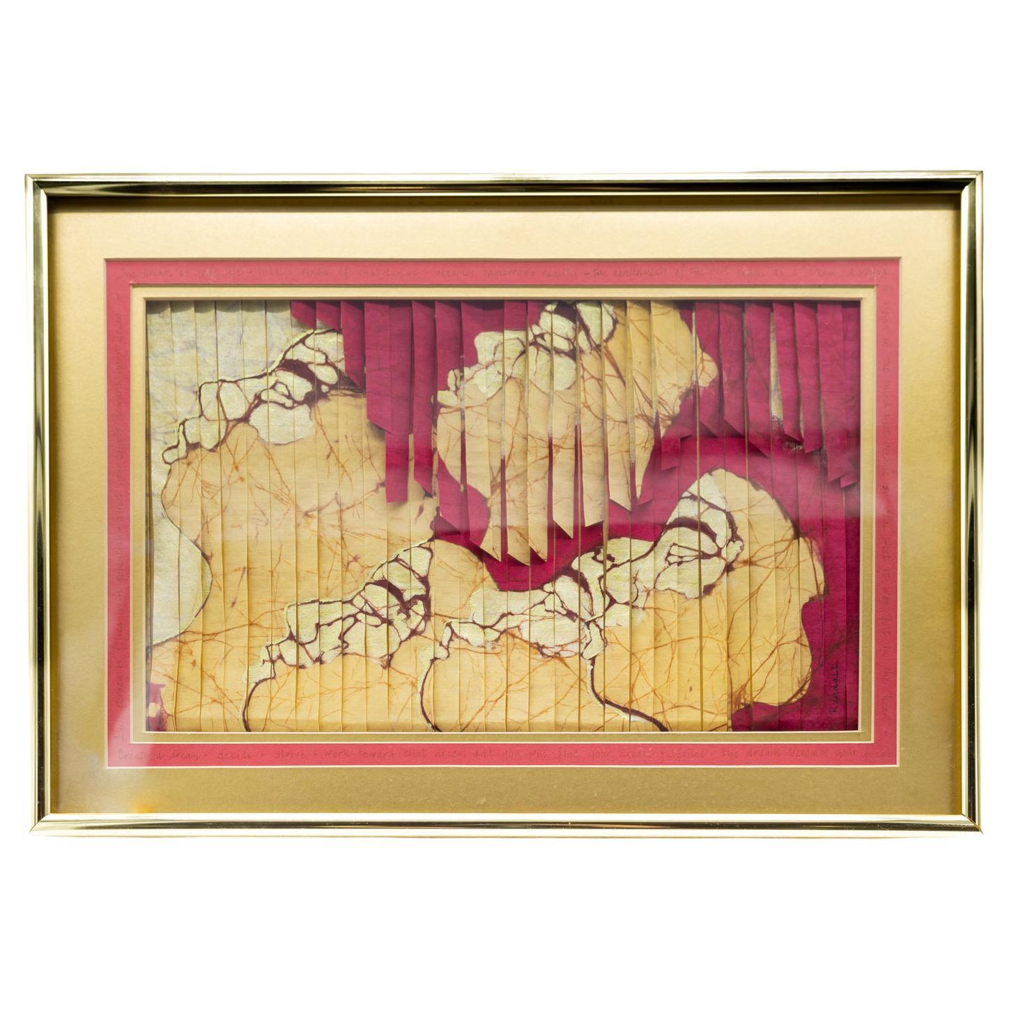 Ann & Dick Rundall Mid Century Batik Textile Art For Sale