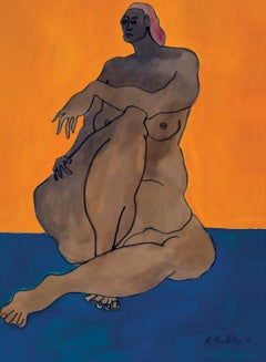 Untitled (Seated Nude) — Black Woman Artist
