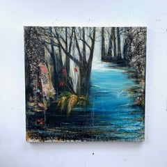 La sombre ne s'est pas éteinte, la lumière n'est qu'enroulée autour du coin, peinture à l'huile suédoise